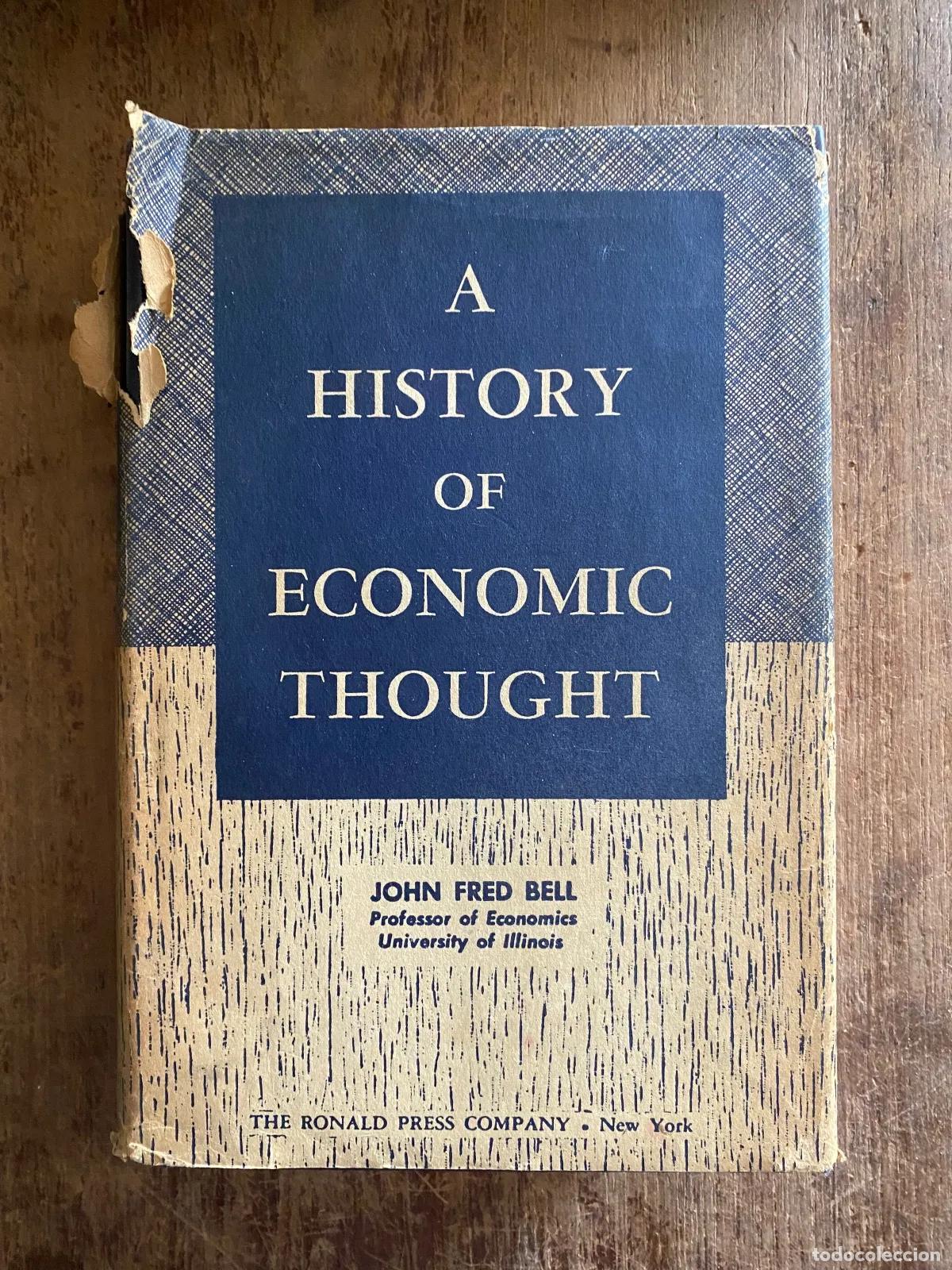 Libros: John Fred Bell - A History of Economic Thought