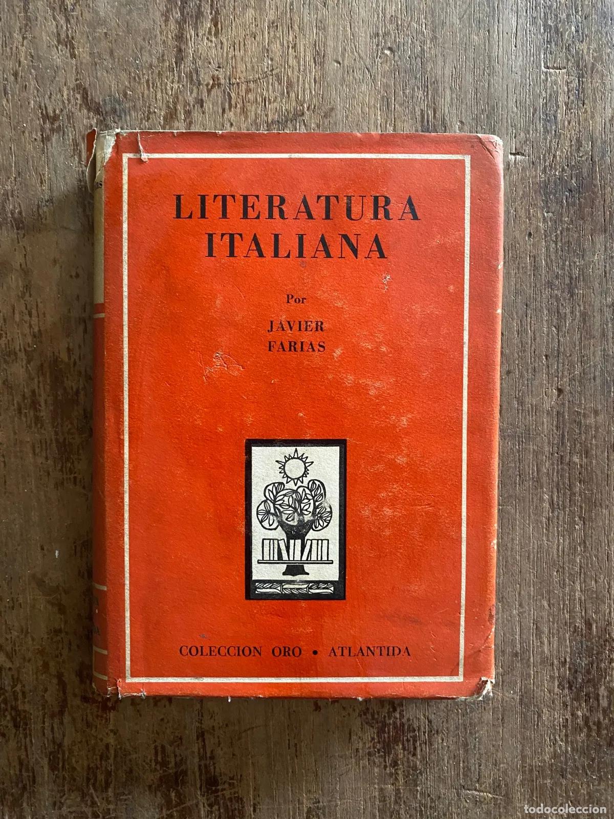 B&uuml;cher: Javier Farias - LITERATURA ITALIANA
