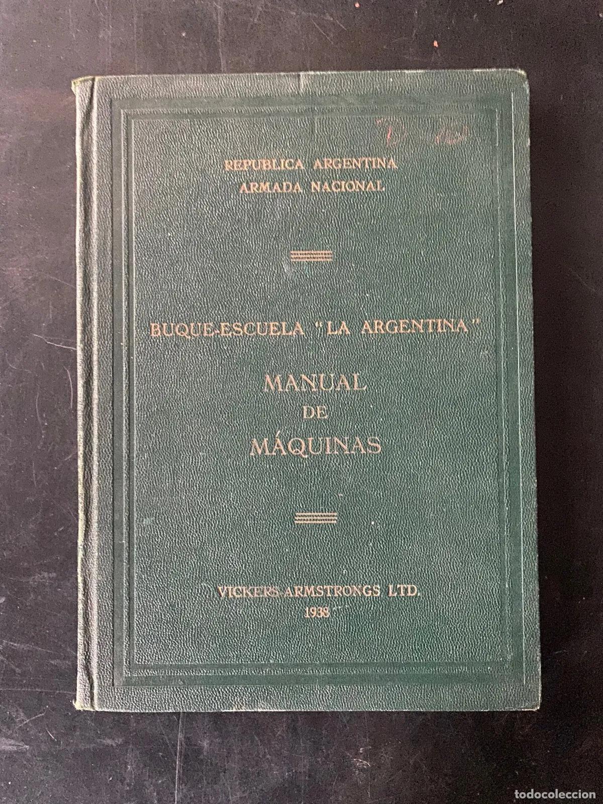 Libros: MANUAL DE MaQUINAS Buque escuela la argentina