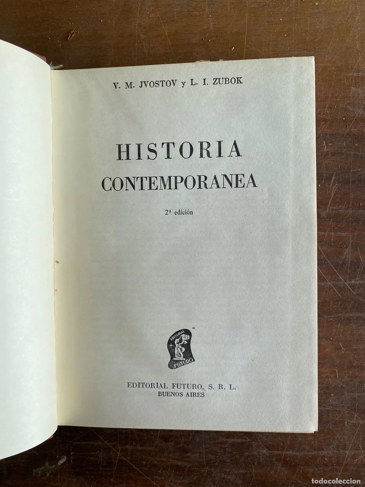 B&uuml;cher: V. M. Jvostov y L. I. Zubok - Historia Contemporanea