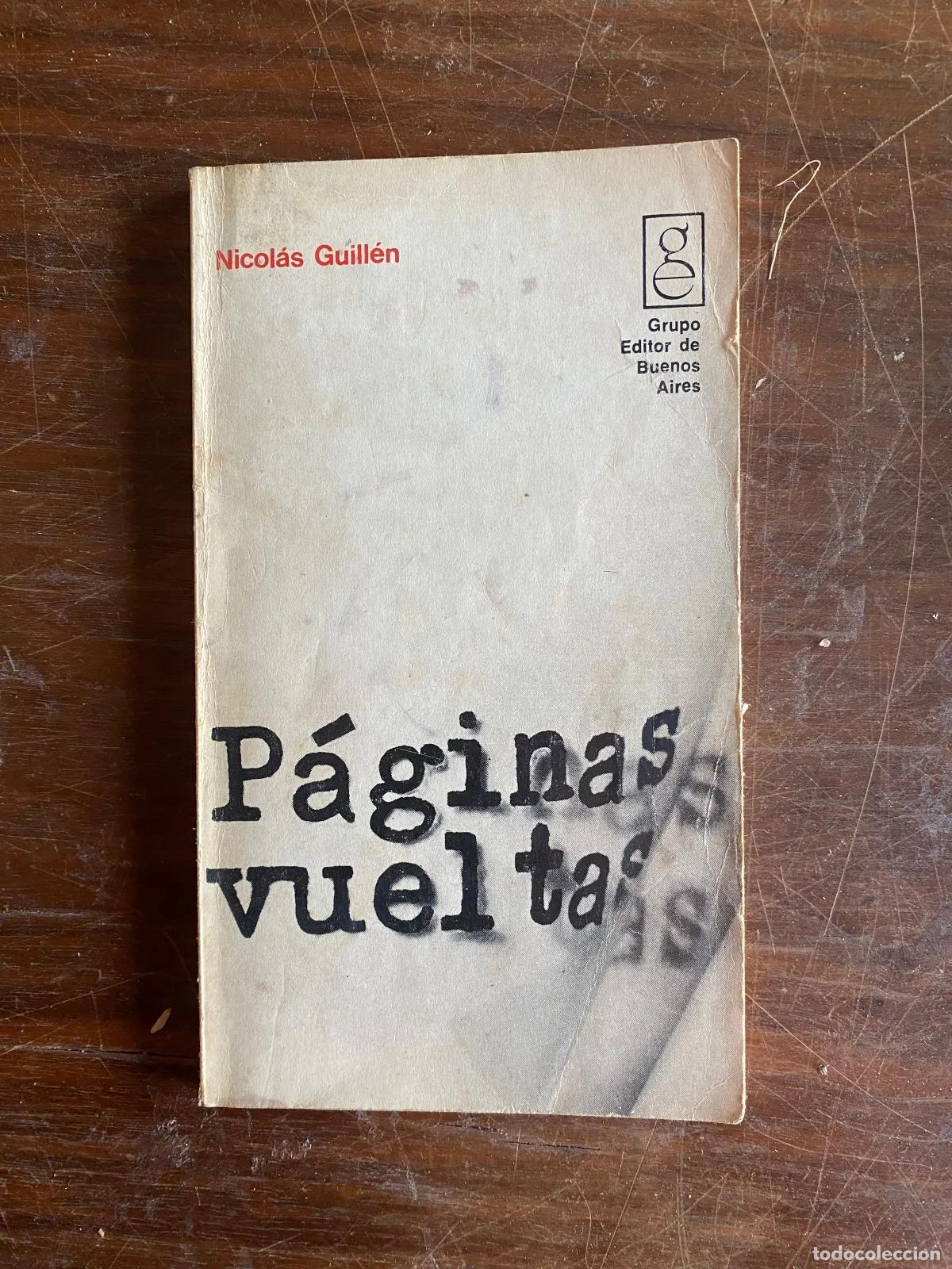 Livres: Nicolas Guillen - Paginas vueltas