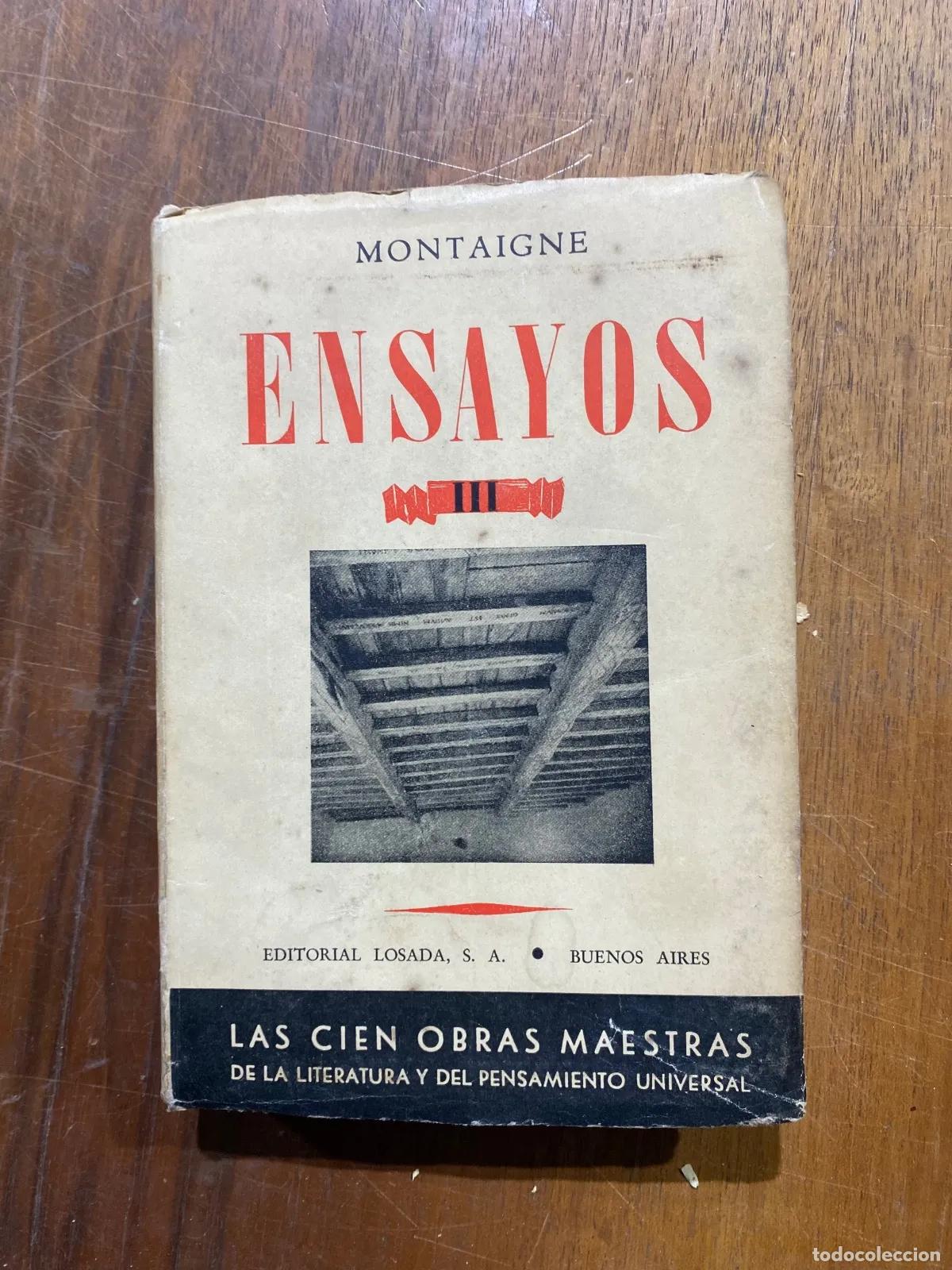 Libros: Michel de Montaigne - ENSAYOS - Foto 1