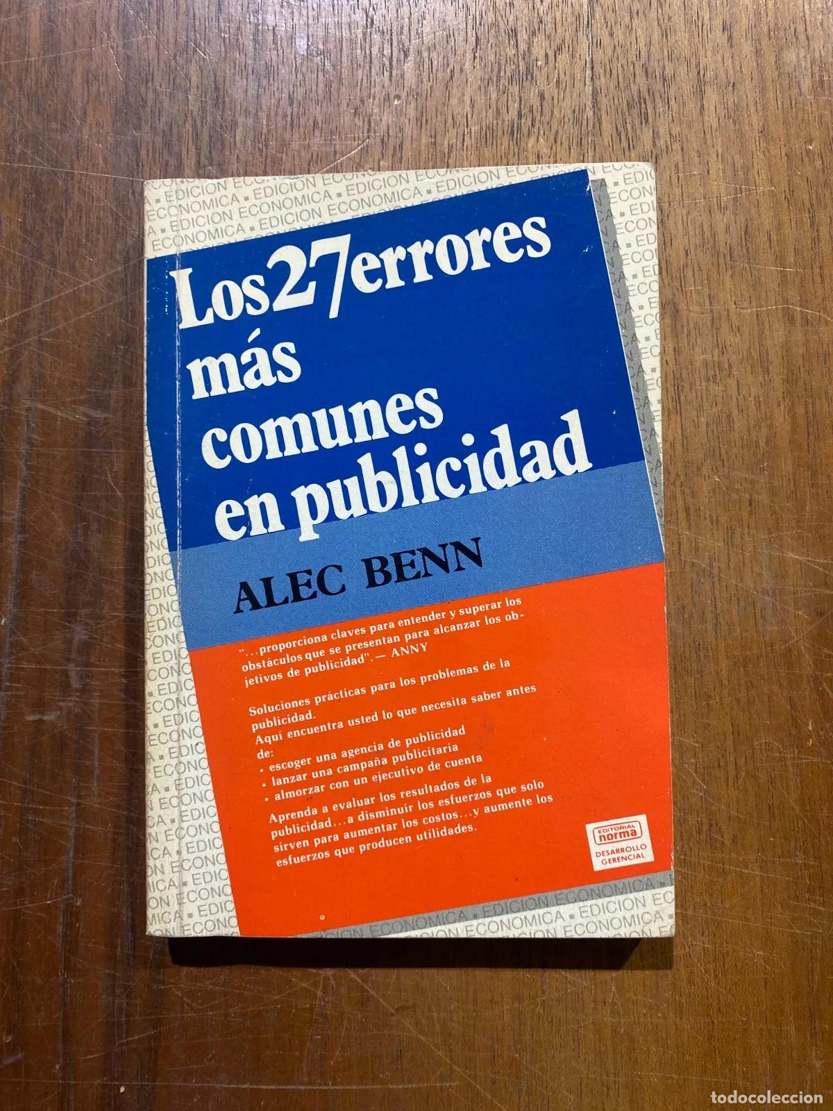 Libros: Alec Benn - Los 27 errores mas comunes en publicidad