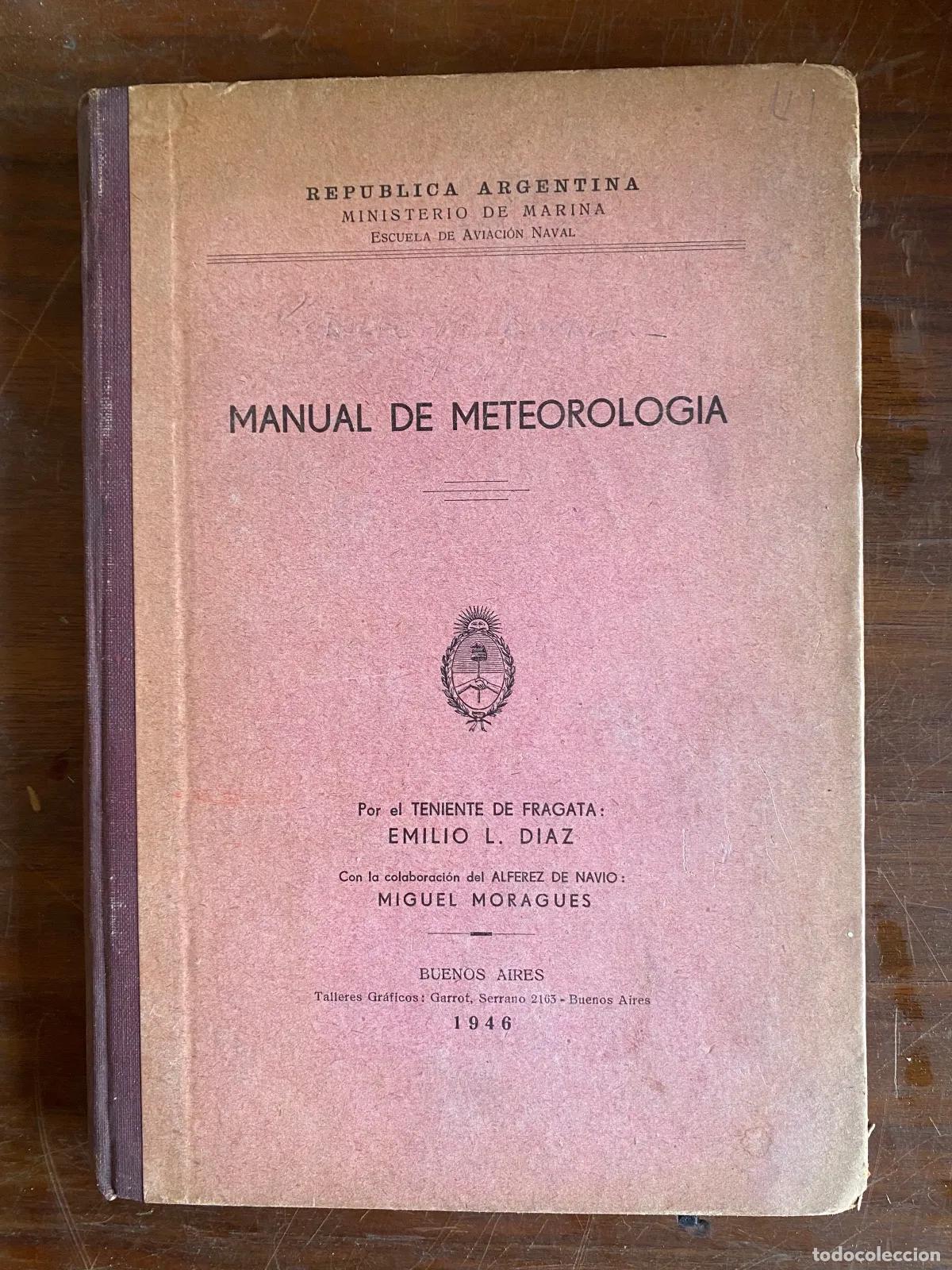 Libros: Emilio L. Diaz - MANUAL DE METEOROLOGIA