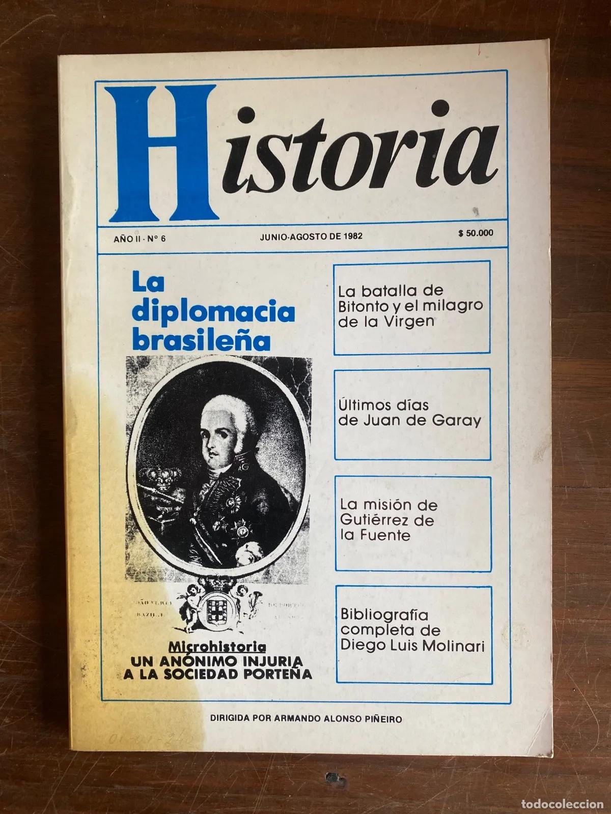 Libros: Alonso Pi�eiro, Armando - Revista Historia A�o II nro 6