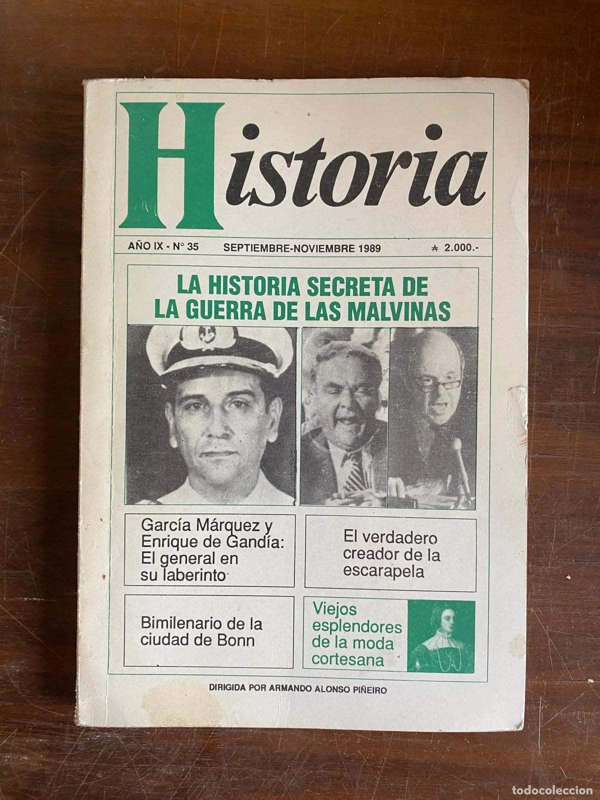 books: Revista Historia A�o IX 35