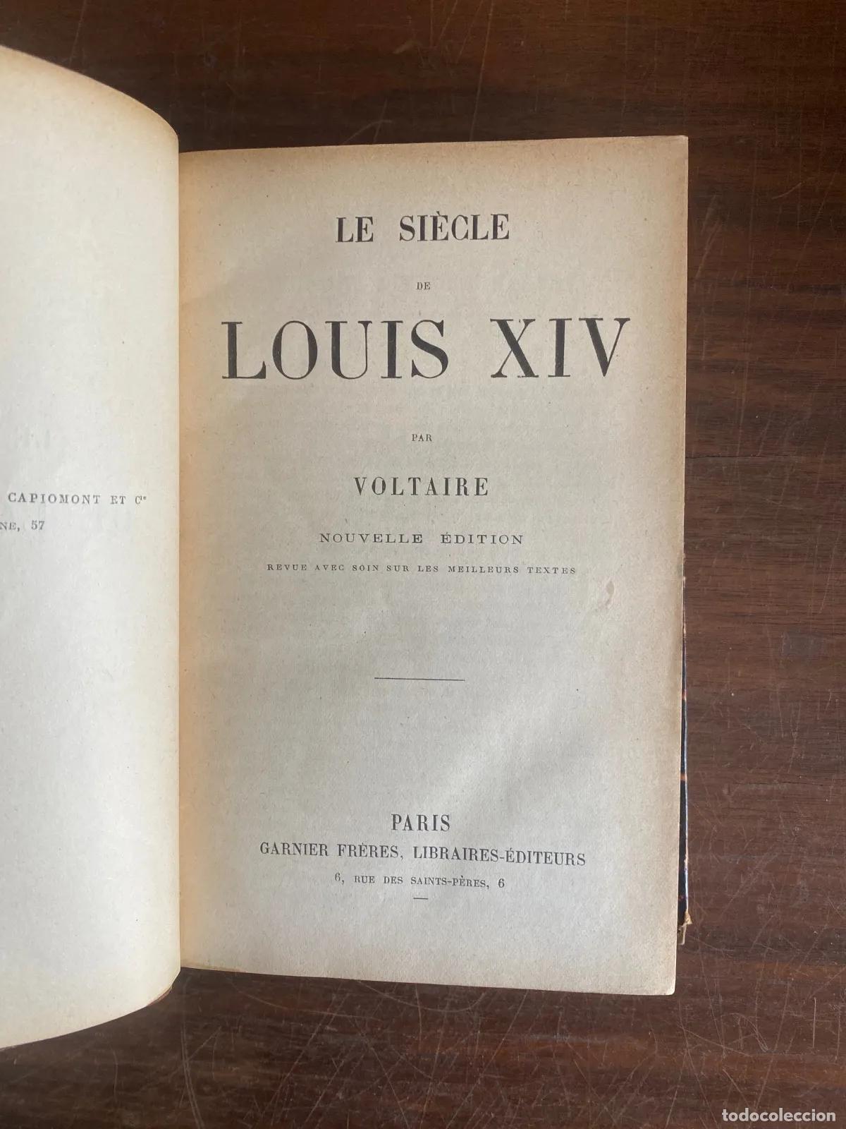 B&uuml;cher: Voltaire - Le si�cle de Louis XIV