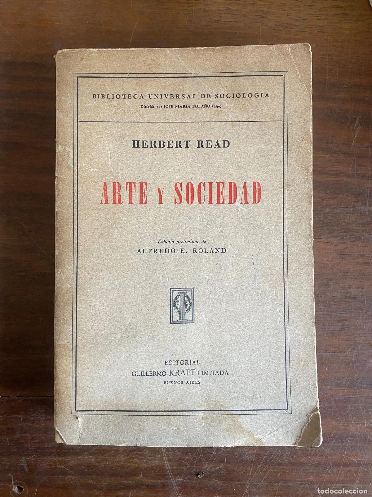 books: Herbert Read - Arte y sociedad
