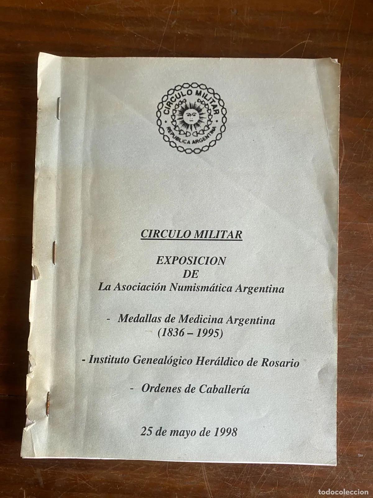 books: Circulo Militar Exposicion de la Asociacion Numismatica Argentina