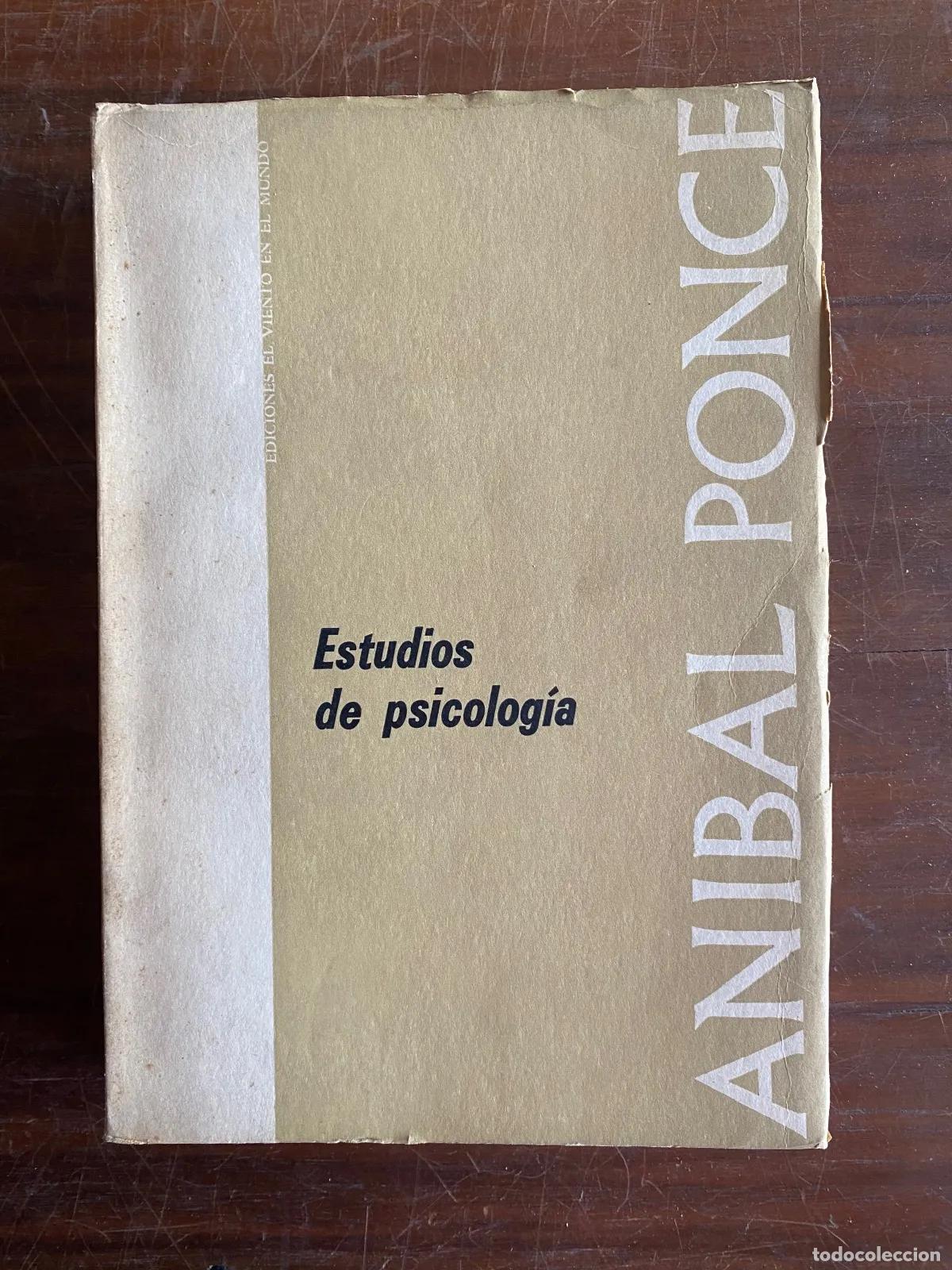 Livros em segunda m&atilde;o: Anibal Ponce - Estudios de psicologia