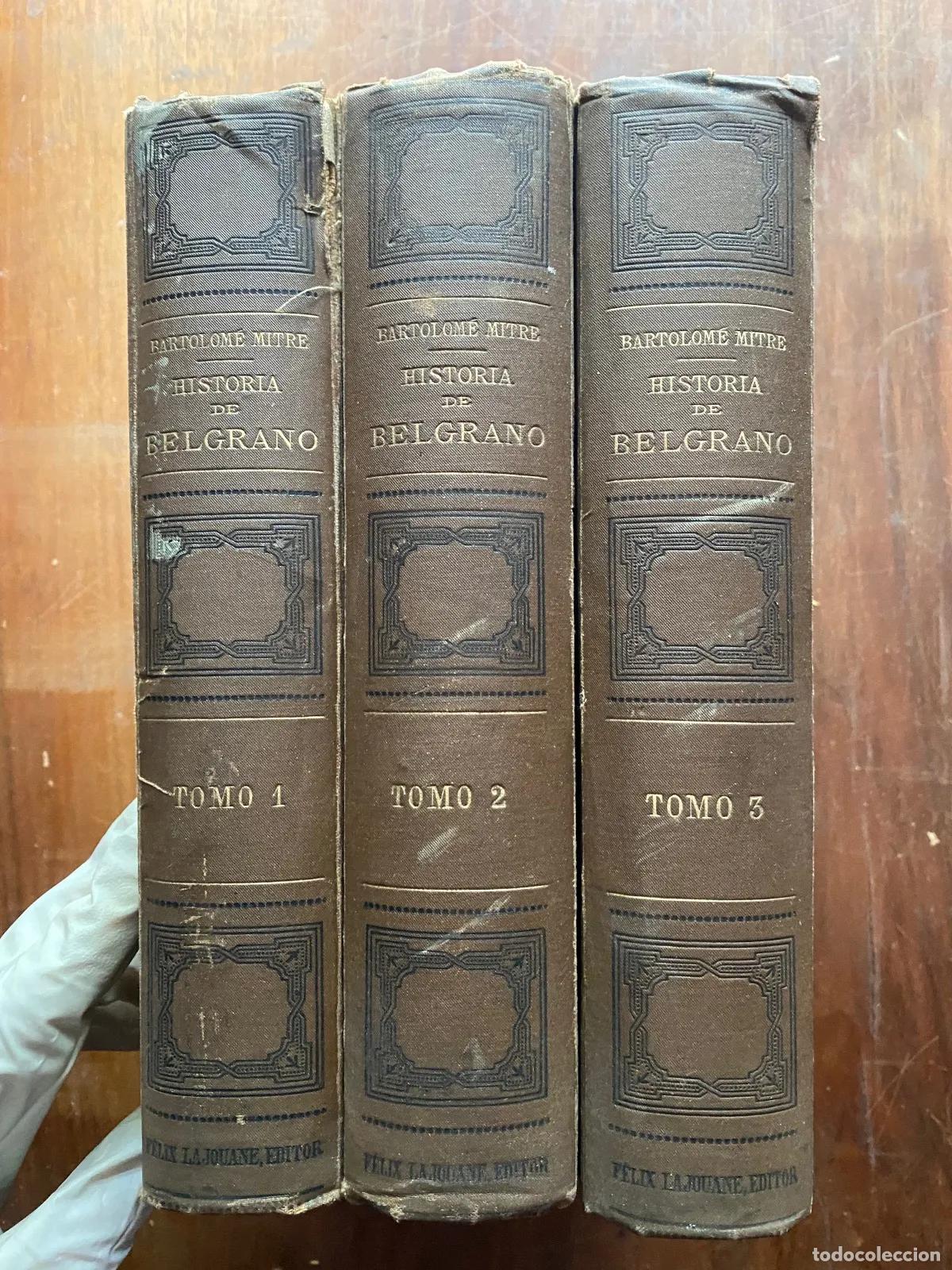 Libros: Bartolome Mitre - Historia de Belgrano - Foto 1