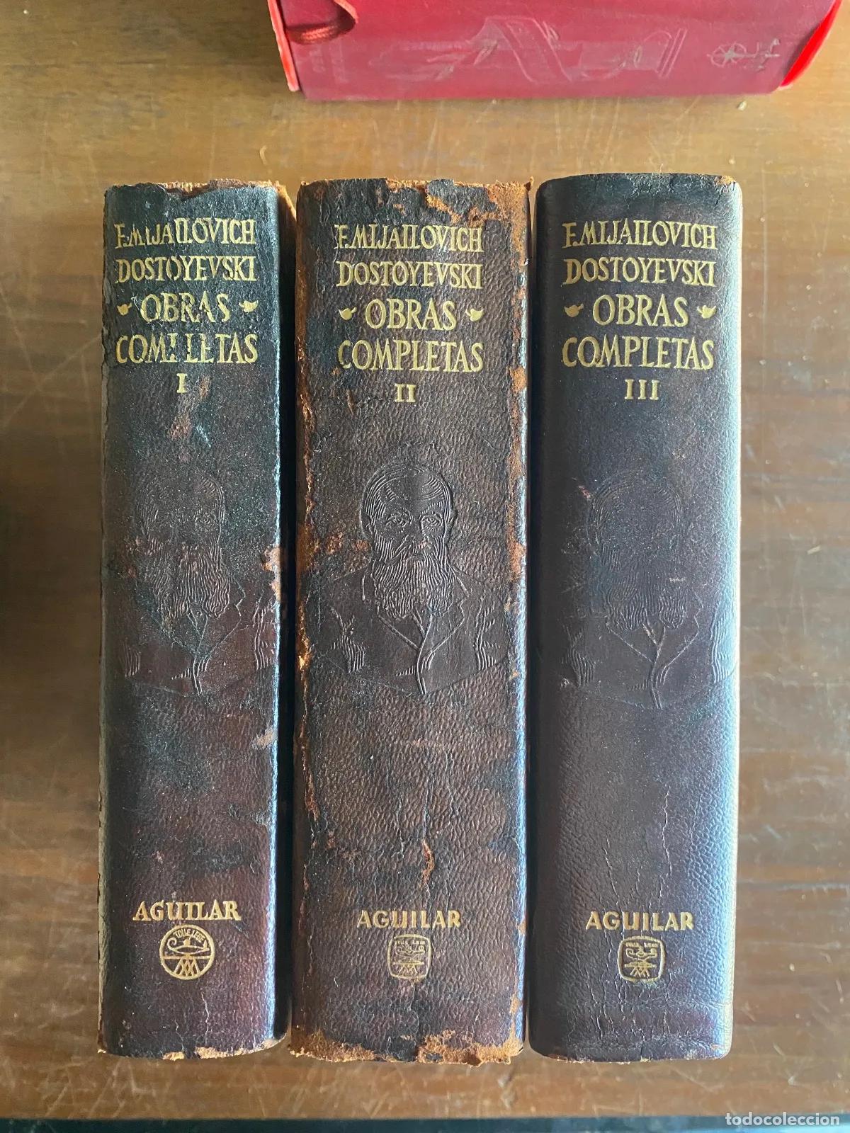 Livros em segunda m&atilde;o: Fiodor Dostoievski - Obras Completas 3 tomos