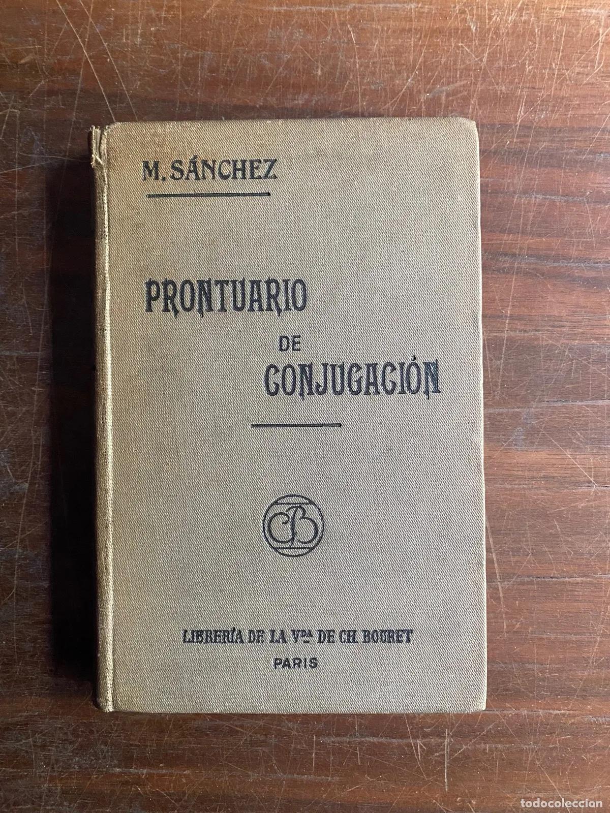 Libros: M. Sanchez - Prontuario de conjugacion - Foto 1
