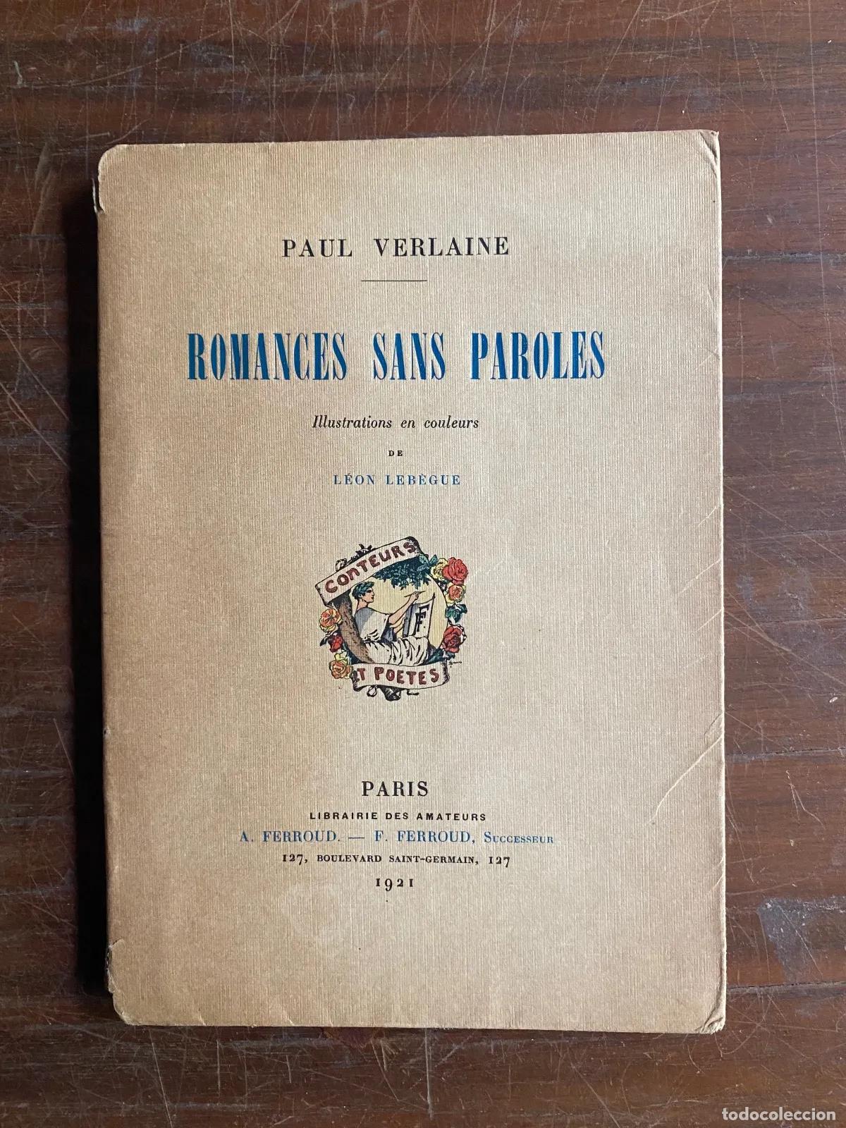 Libri di seconda mano: Paul Verlaine - Romances sans paroles