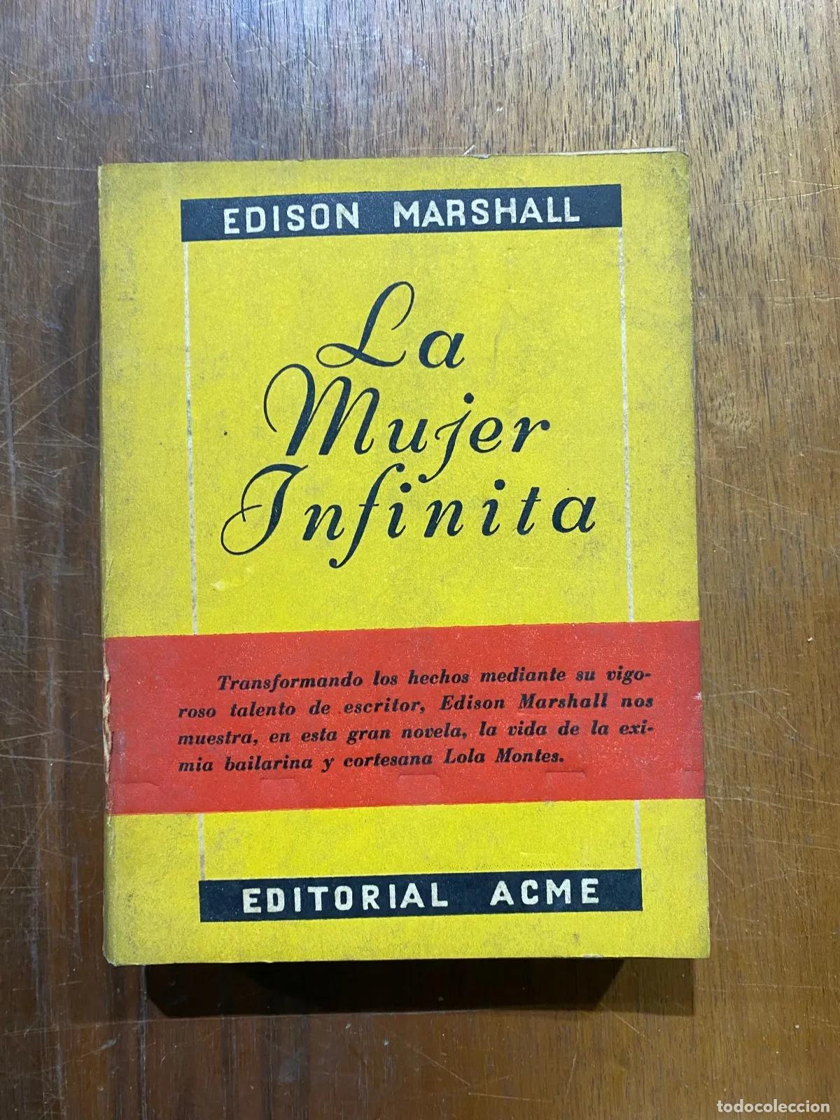 Livres: Edison Marshall - La Mujer Infinita