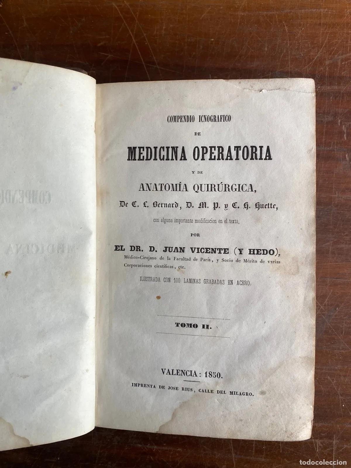 Libri di seconda mano: Claude Bernard y Charles Huette - Compendio iconografico de medicina operatoria y de anatomia quirur
