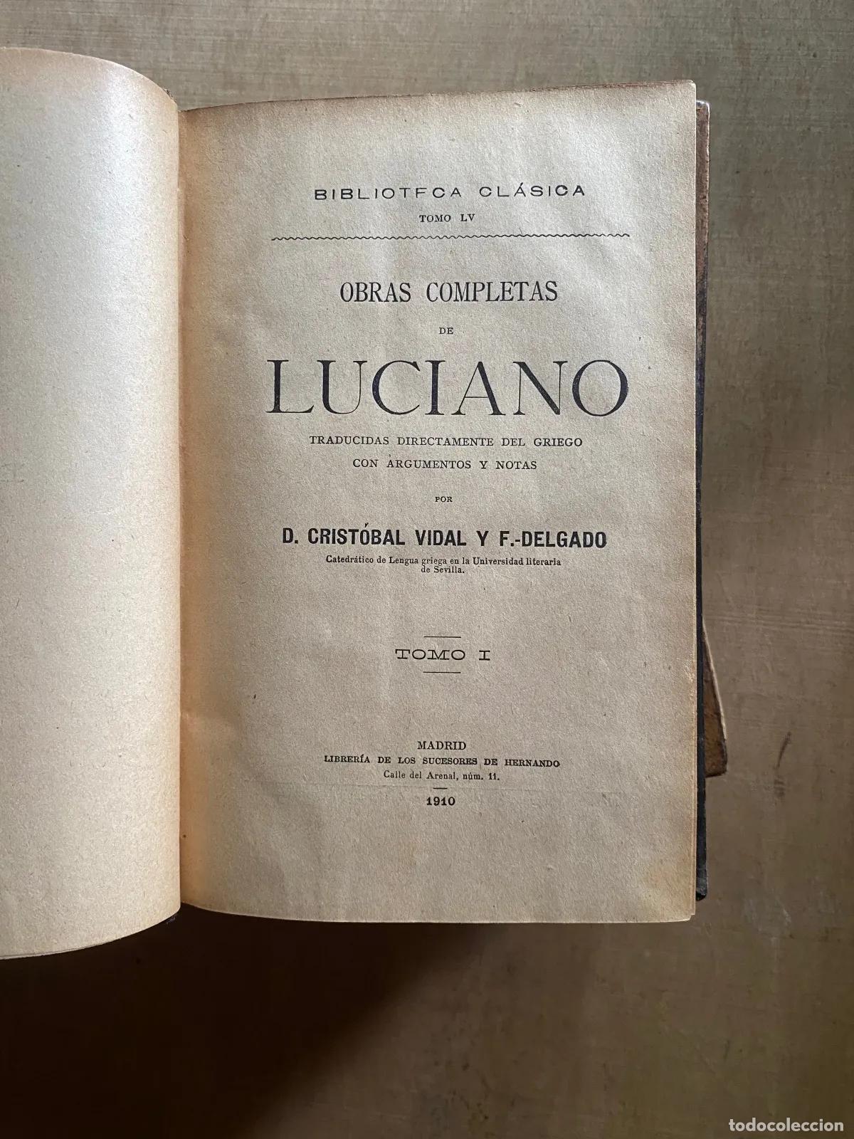 books: Luciano de Samosata - Obras completas