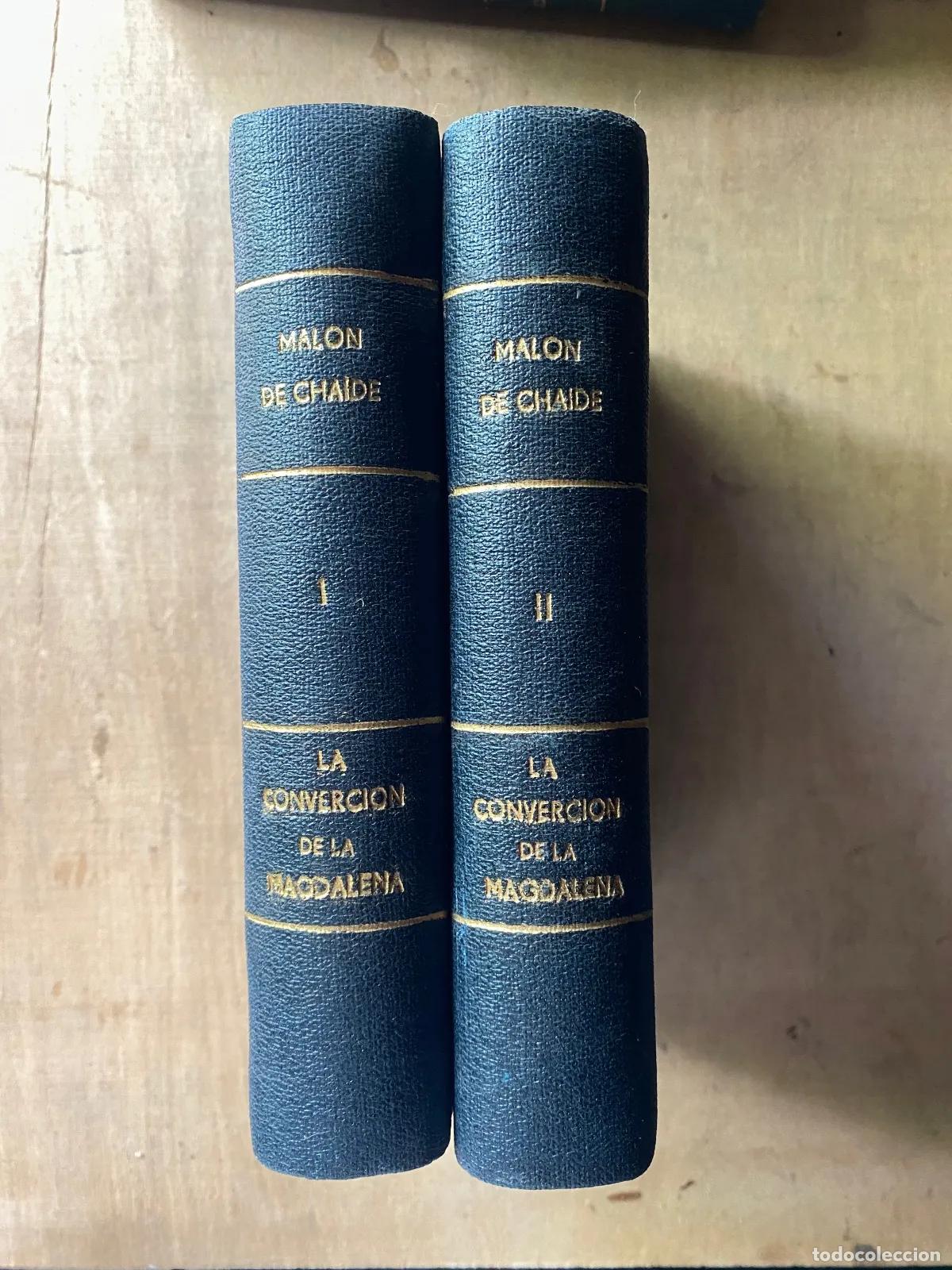 Libros: Pedro Malon de Chaide - La conversion de la Magdalena 3 tomos - Foto 2