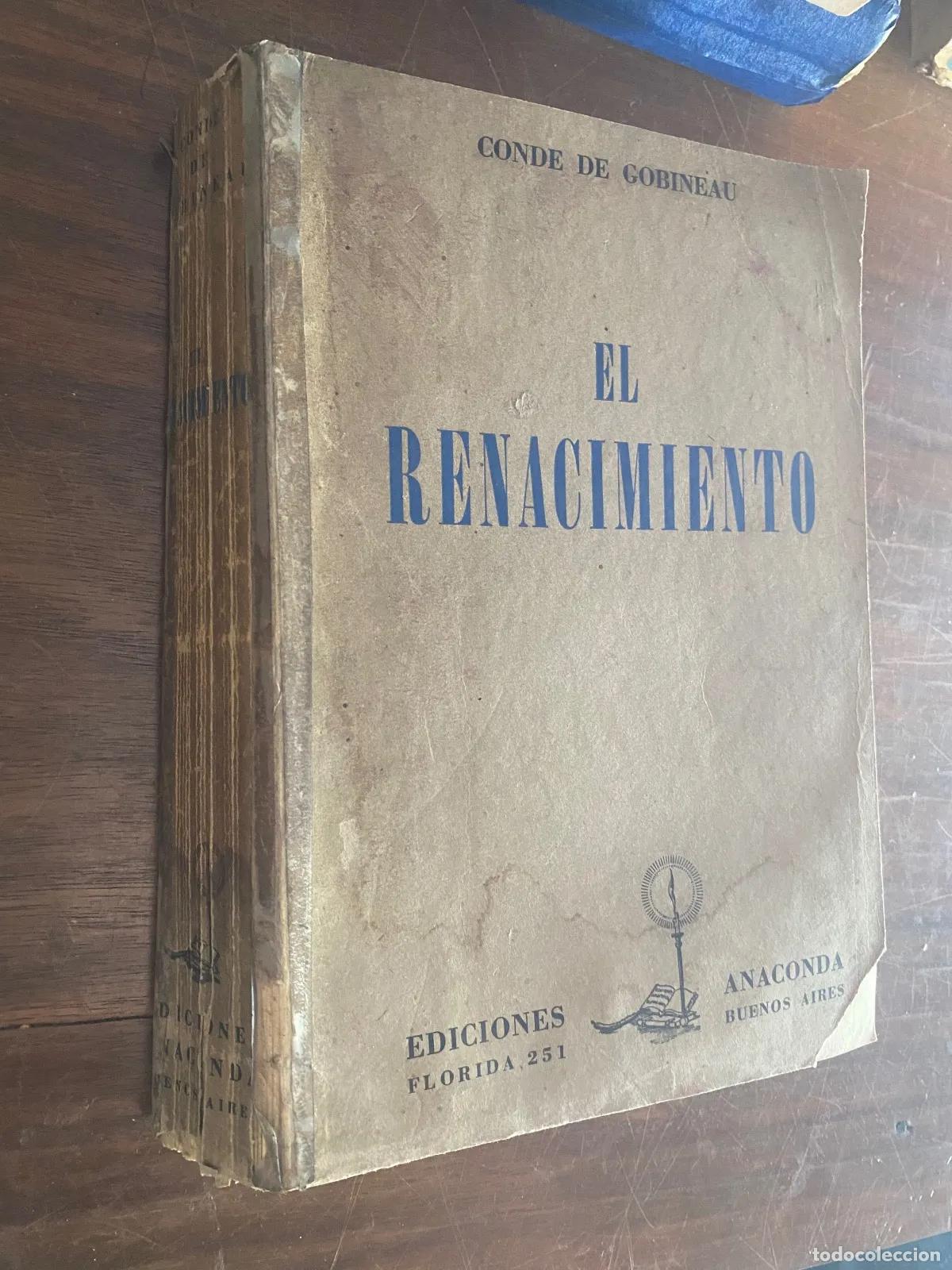 Libros: Conde de Gobineau - EL RENACIMIENTO - Foto 1
