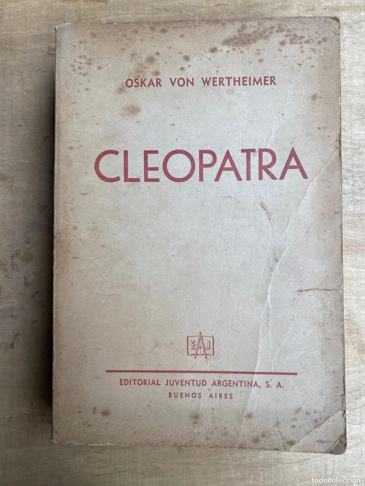 Libros: Oskar von Wertheimer - Cleopatra - Foto 1