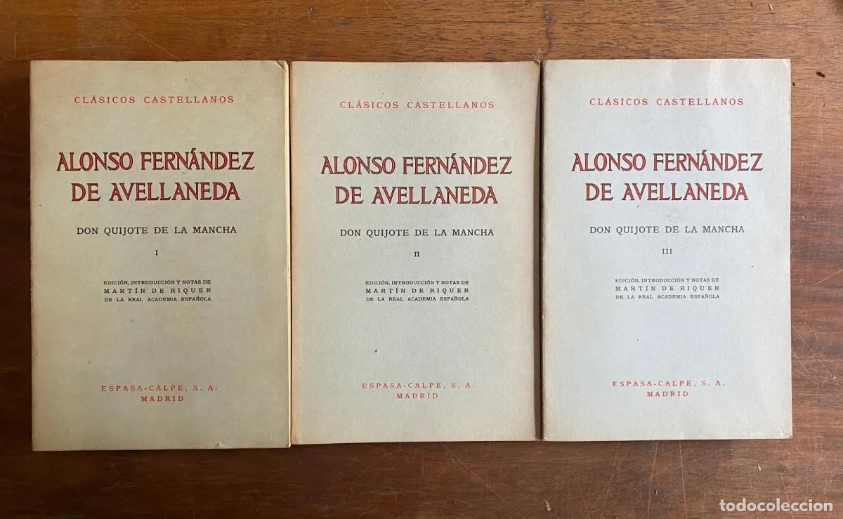 books: Alonso Fernandez de Avellaneda - Don Quijote de la Mancha