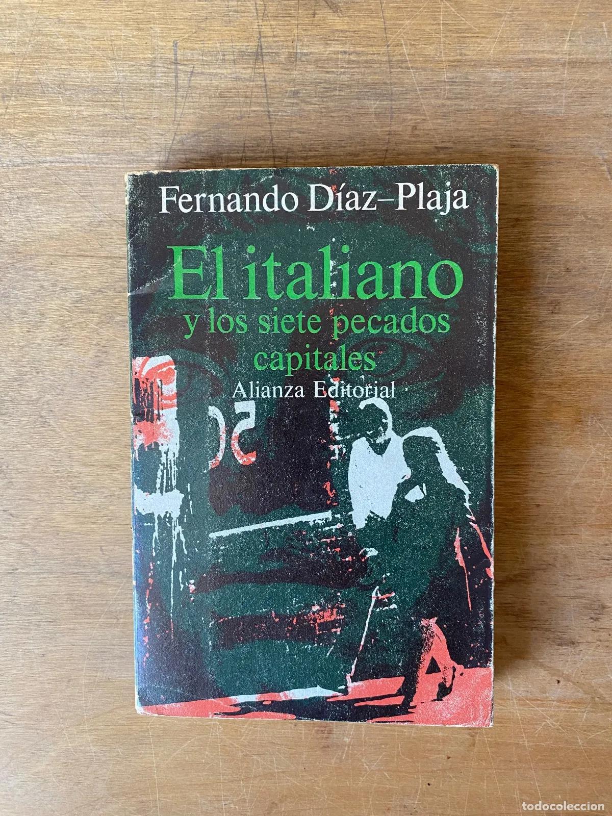 Livros em segunda m&atilde;o: Fernando Diaz-Plaja - El italiano y los siete pecados capitales