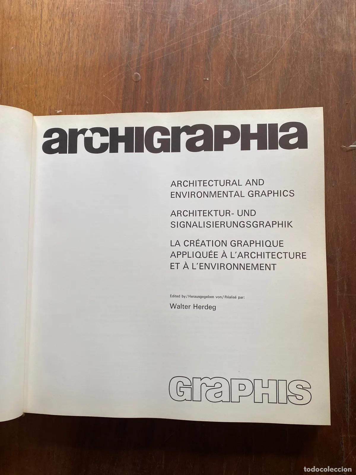 Libros: Walter Herdeg - Archigraphia