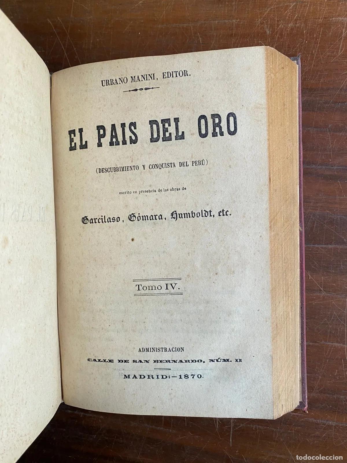 Libros: El pais del oro