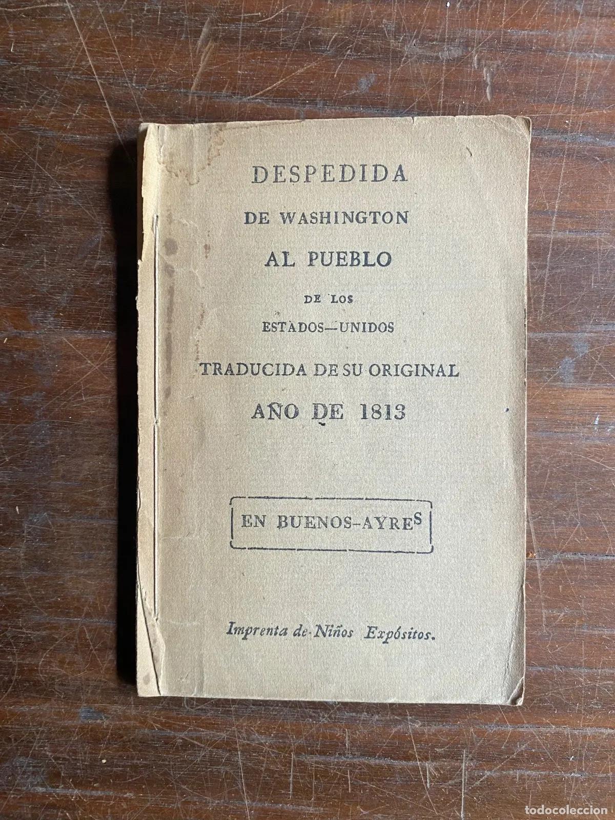 B&uuml;cher: George Washington - Despedida de Washington al pueblo de los Estados-Unidos Edicion Facsimil