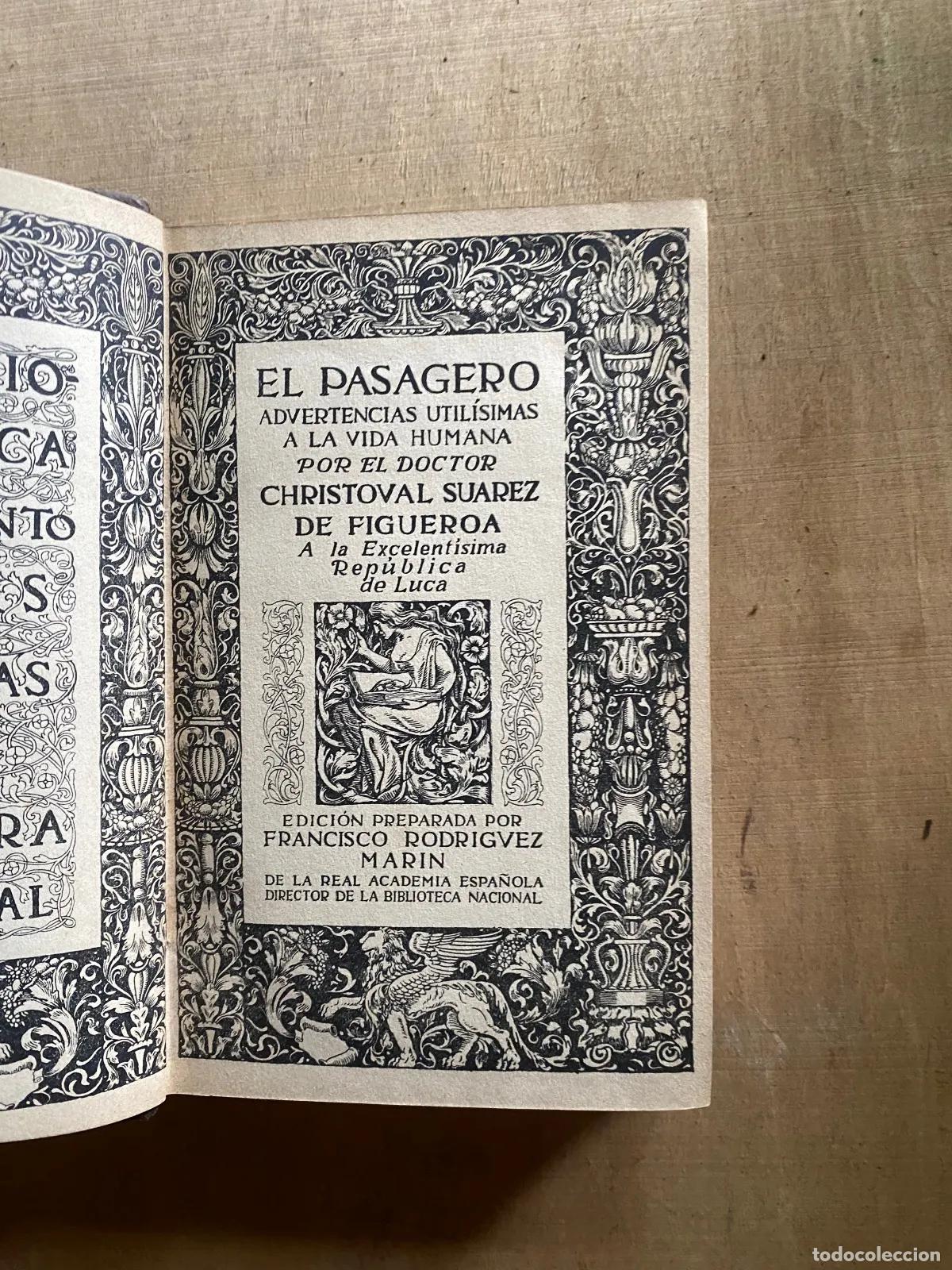 Libros: Cristobal Suarez de Figueroa - El pasagero