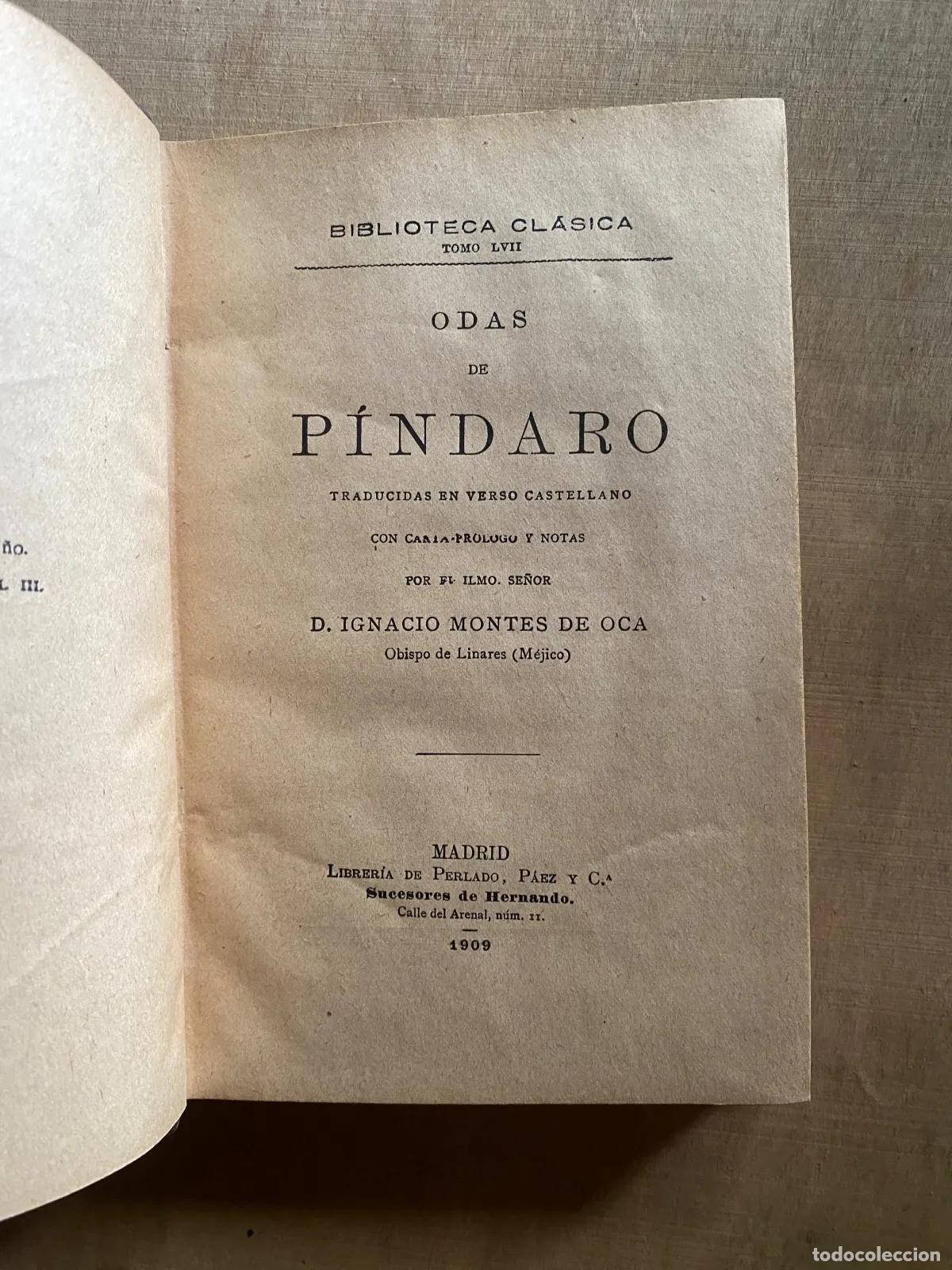 Libros: Pindaro - Odas