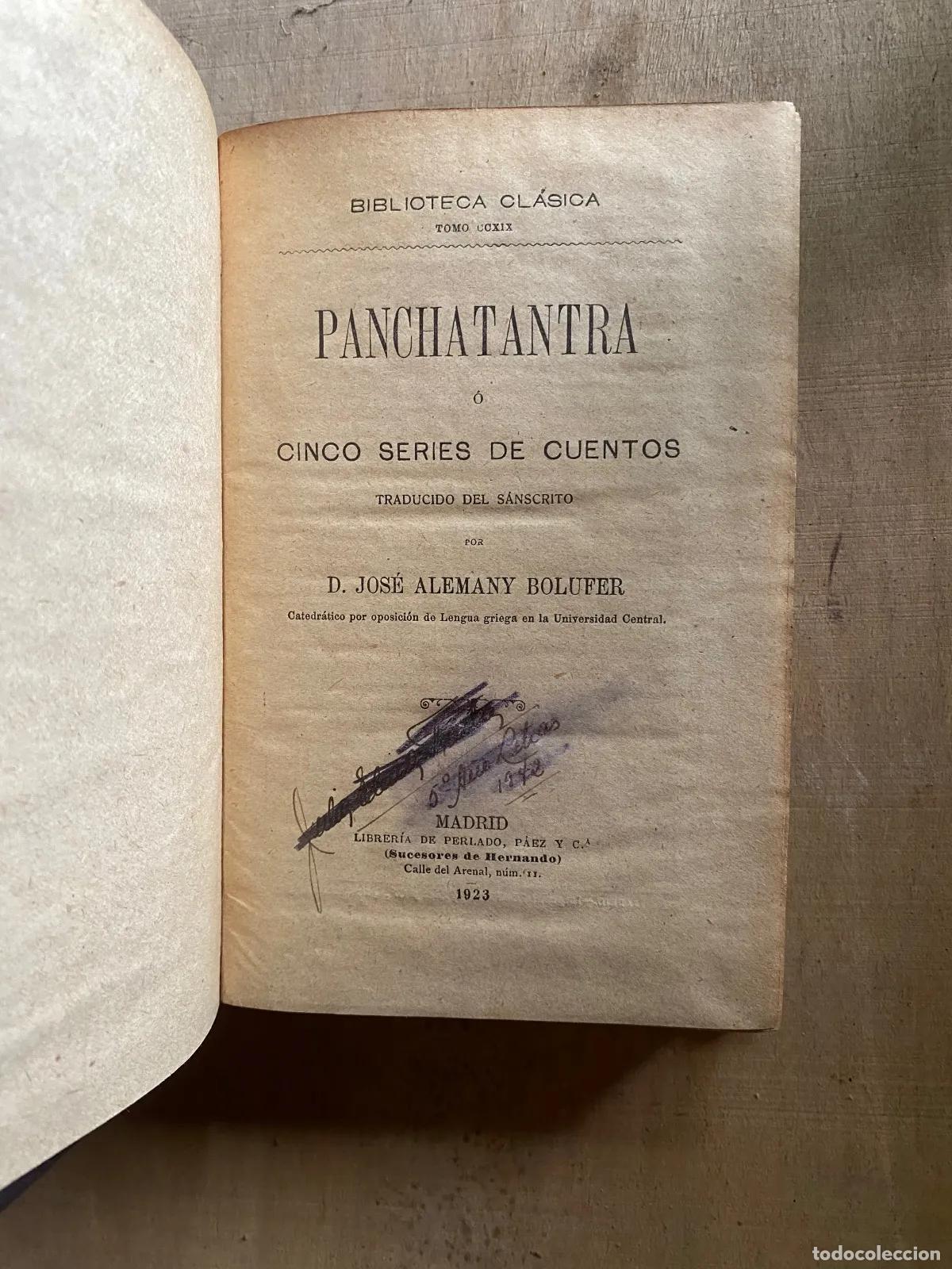 Libros: Vishnu Sharma - Panchatantra - Foto 1