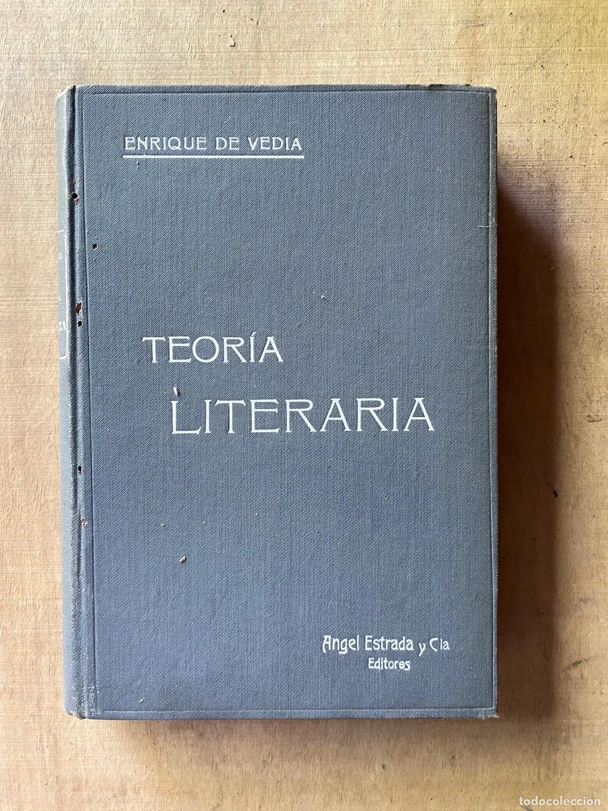 Libros: Enrique de Vedia - Teoria literaria - Foto 1