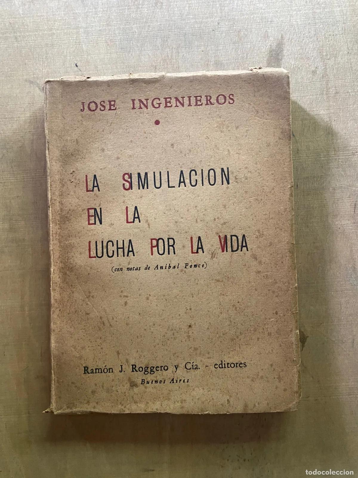 Livros em segunda m&atilde;o: Jose Ingenieros - La simulacion en la lucha por la vida