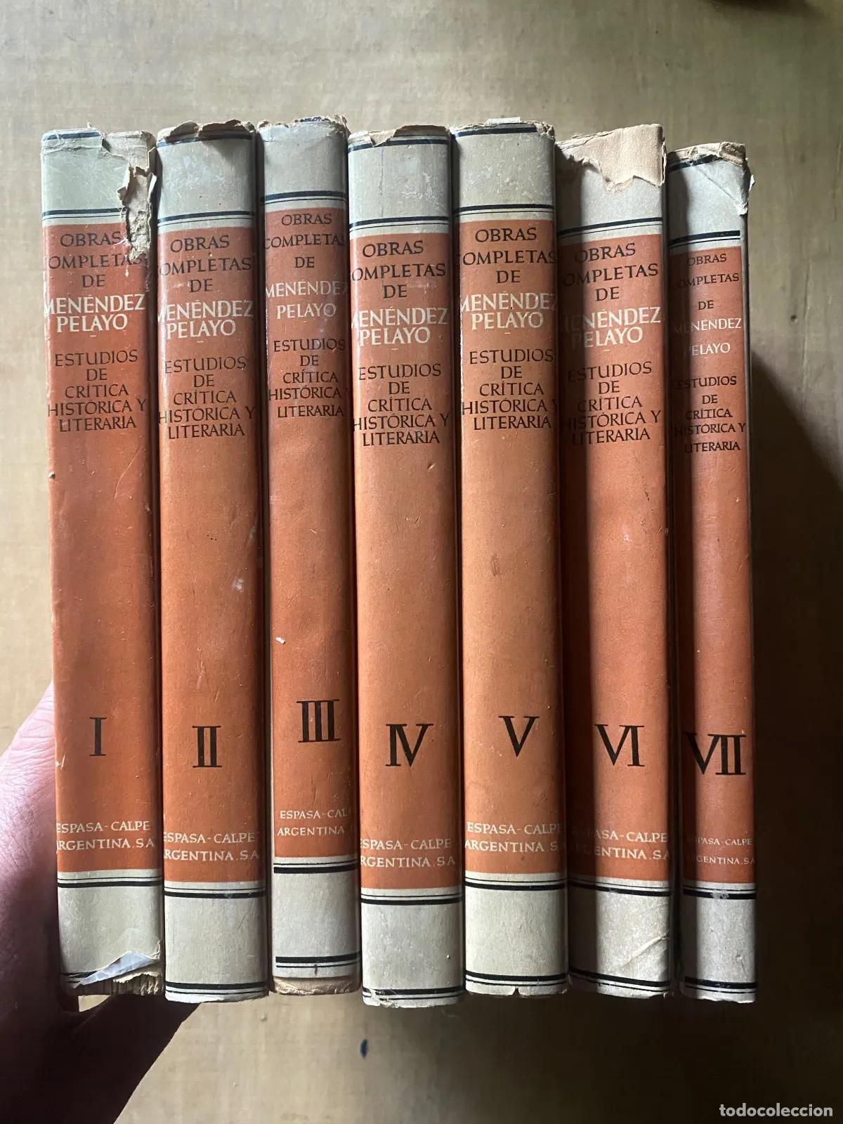 Libri di seconda mano: Marcelino Menendez Pelayo - Estudios de critica historica y literaria