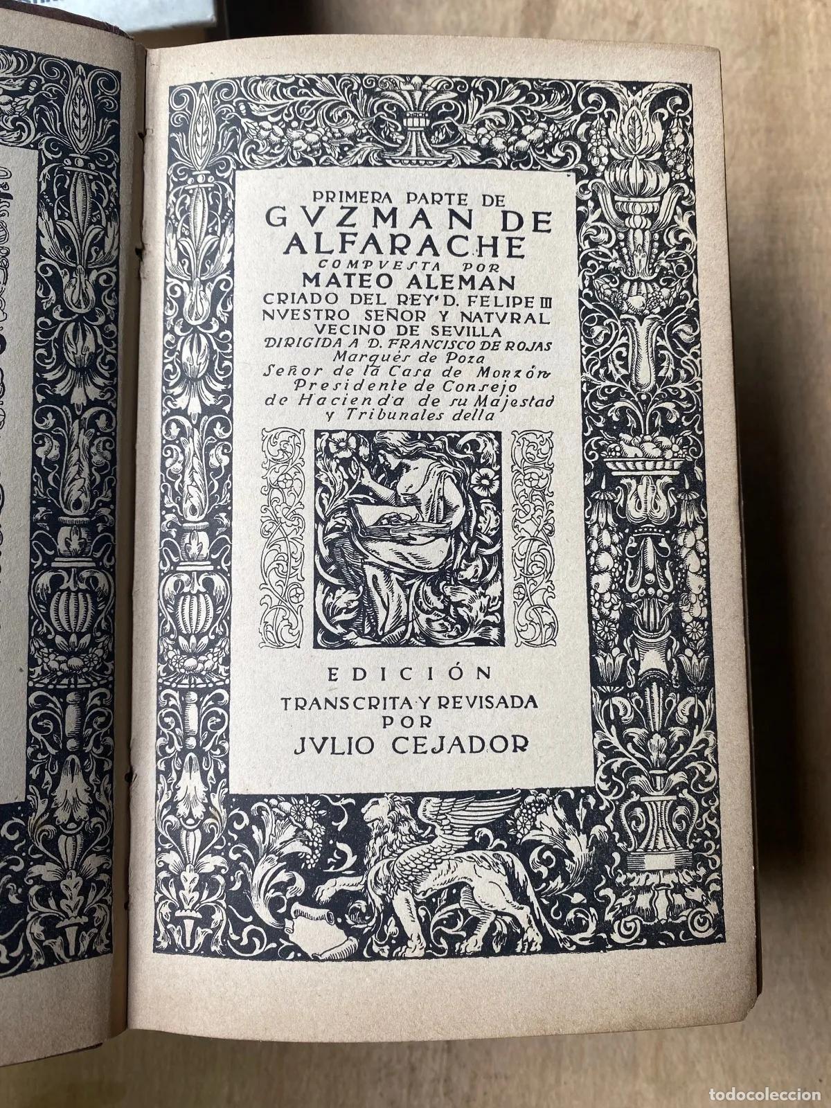 Libros: Mateo Aleman - Guzman de Alfarache - Foto 2