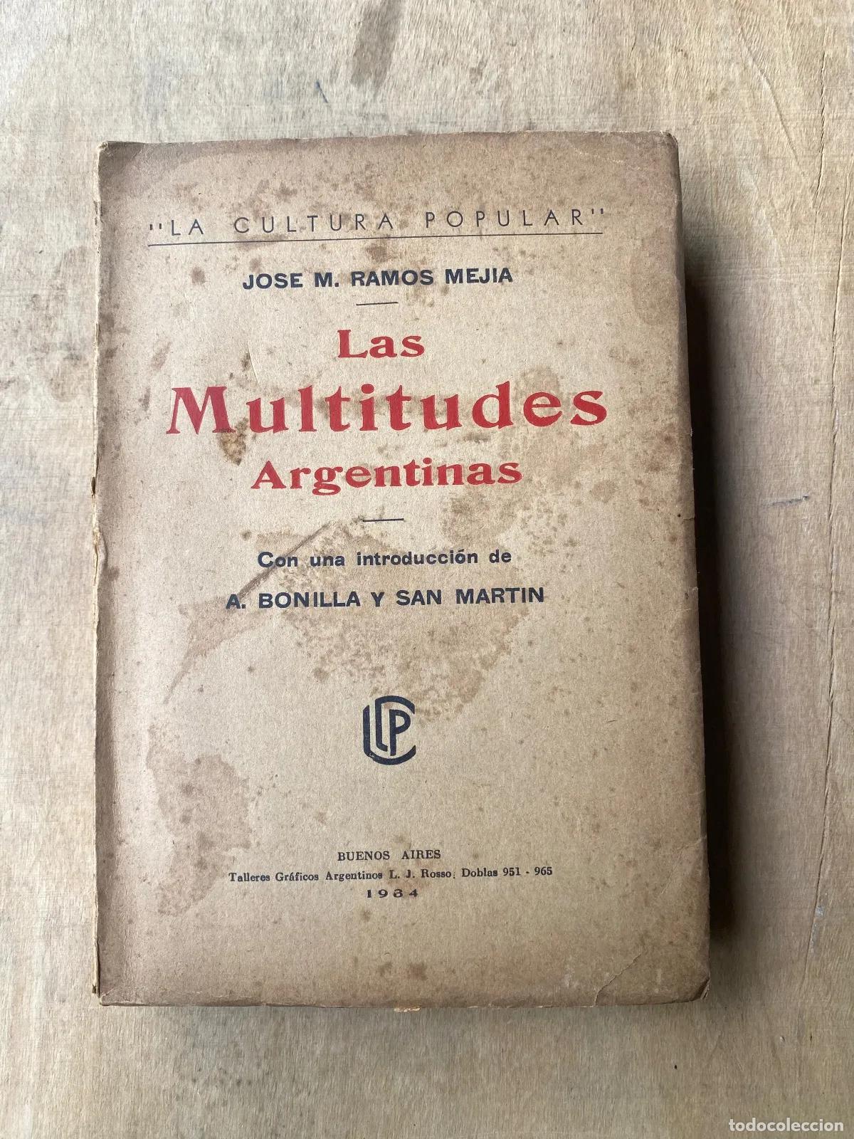 Livros em segunda m&atilde;o: Jose Maria Ramos Mejia - Las multitudes argentinas