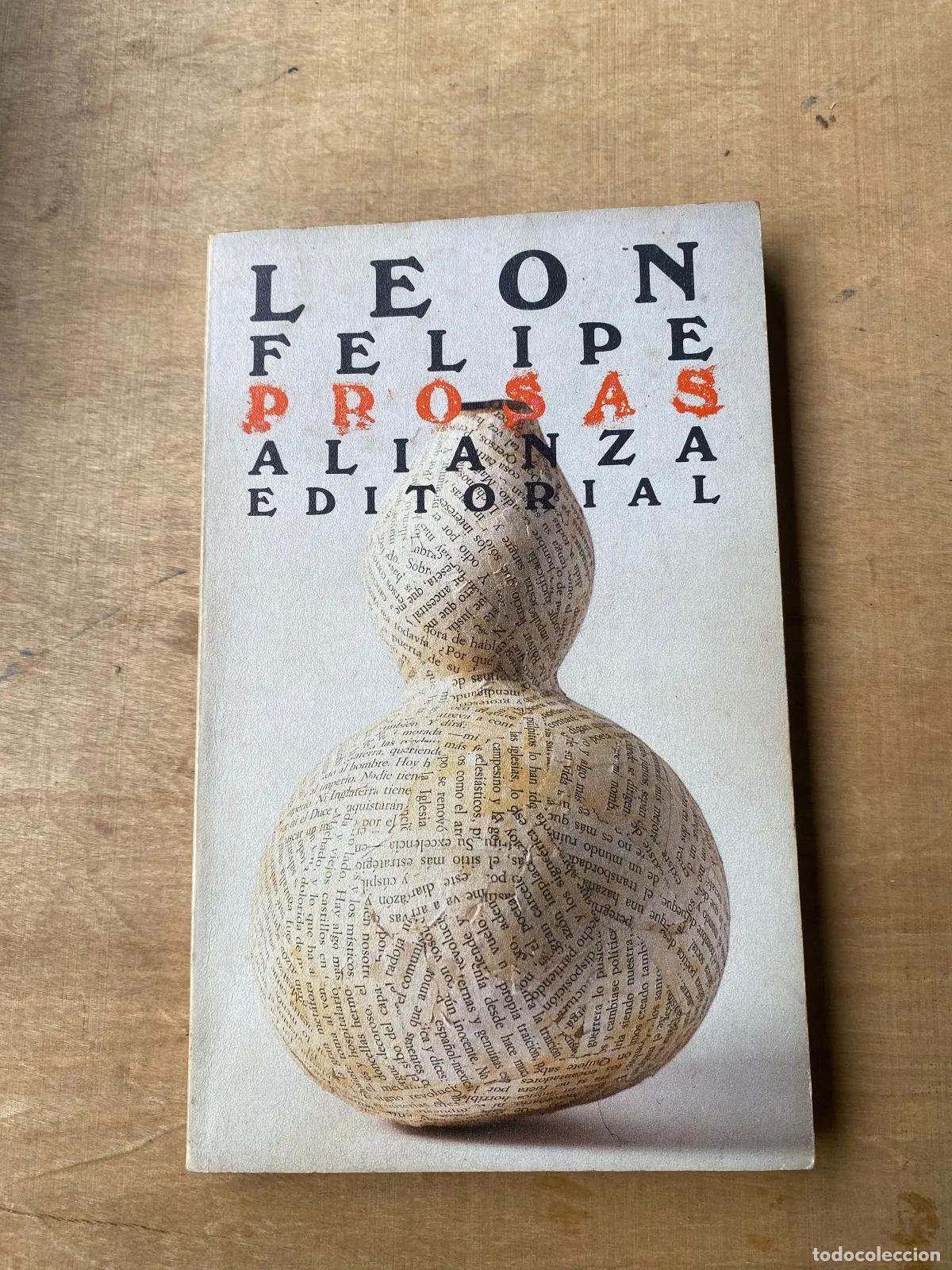 Livros em segunda m&atilde;o: Leon Felipe - Prosas