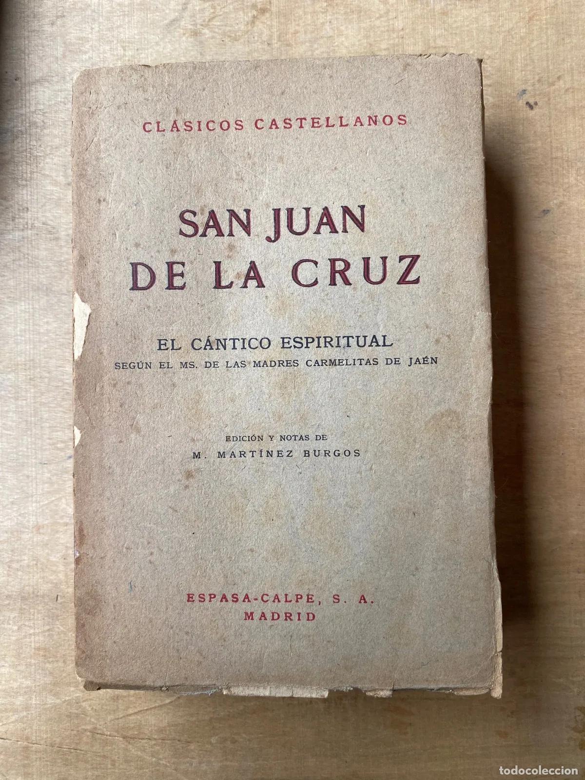 Livros em segunda m&atilde;o: San Juan de la Cruz - El cantico espiritual