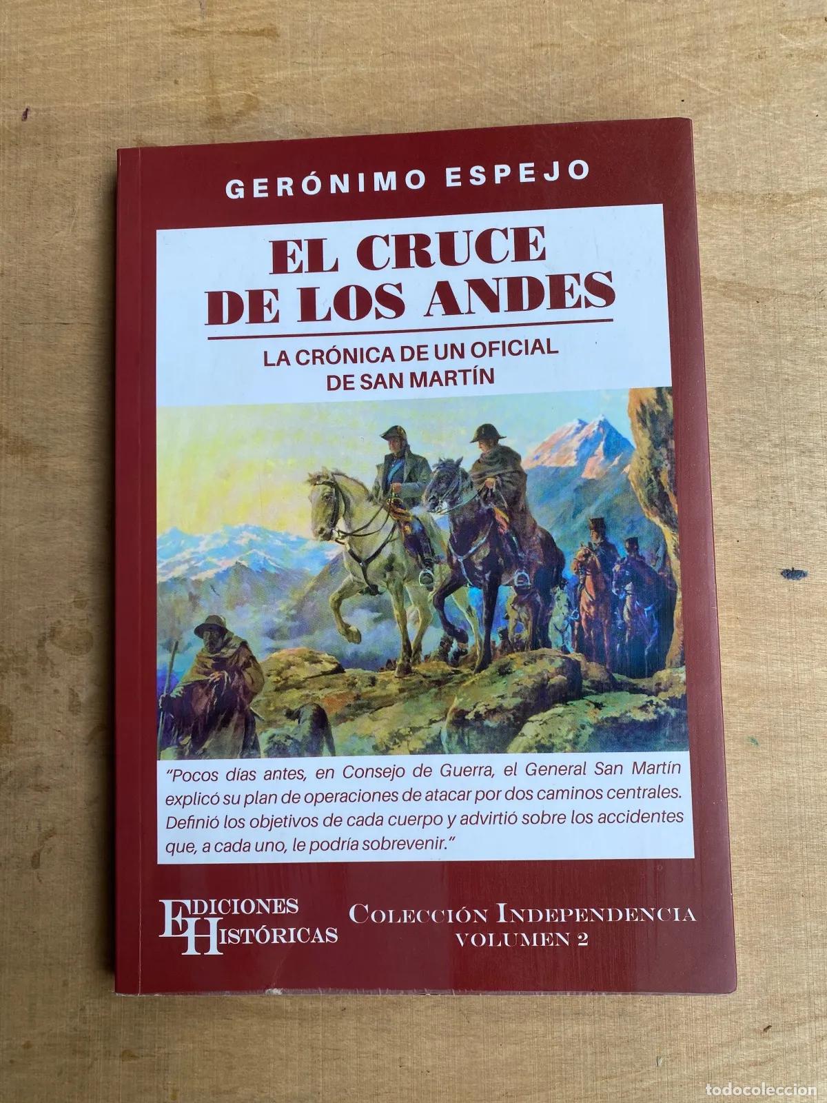 Libros: Geronimo Espejo - El cruce de los Andes - Foto 1