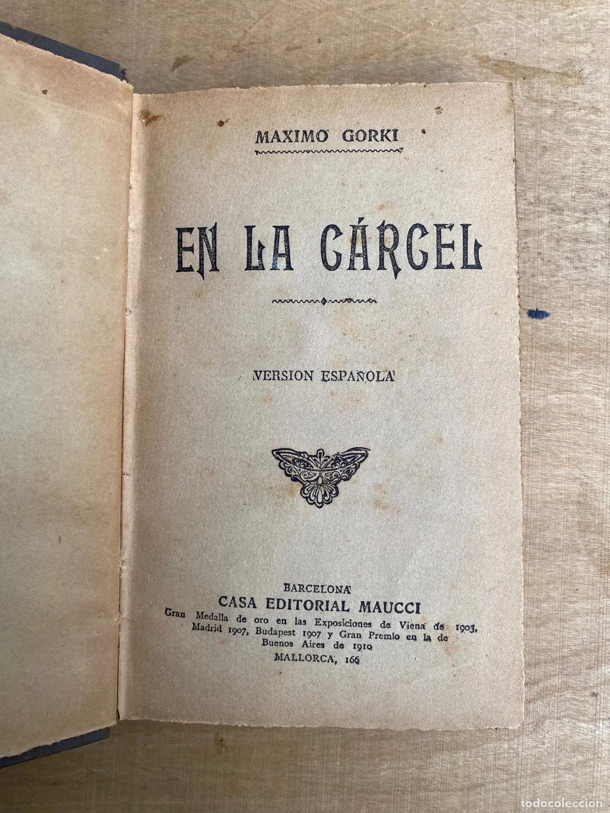 Libros: Maximo Gorki - En la carcel - Foto 1