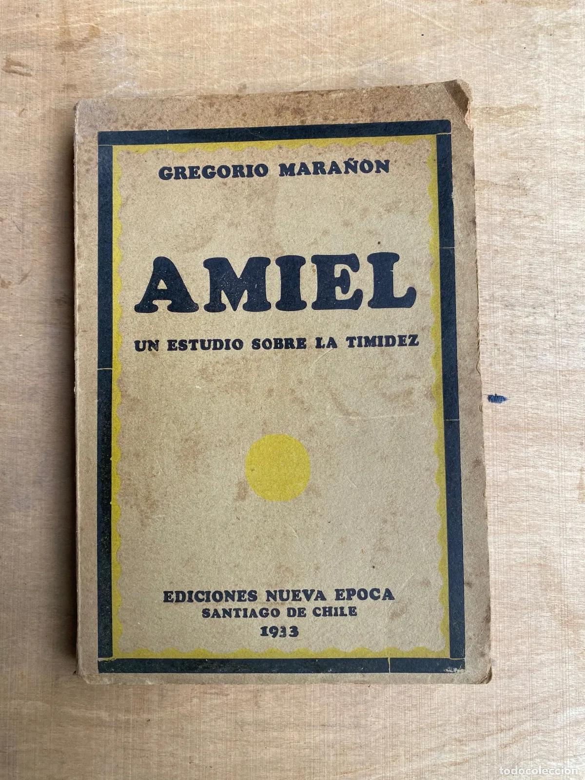 Libros: Gregorio Mara�on - Amiel - Foto 1