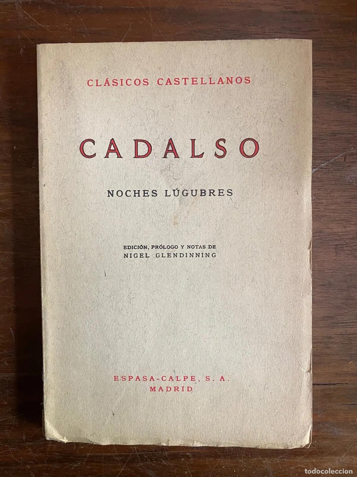 Libros: Jose Cadalso - Noches lugubres