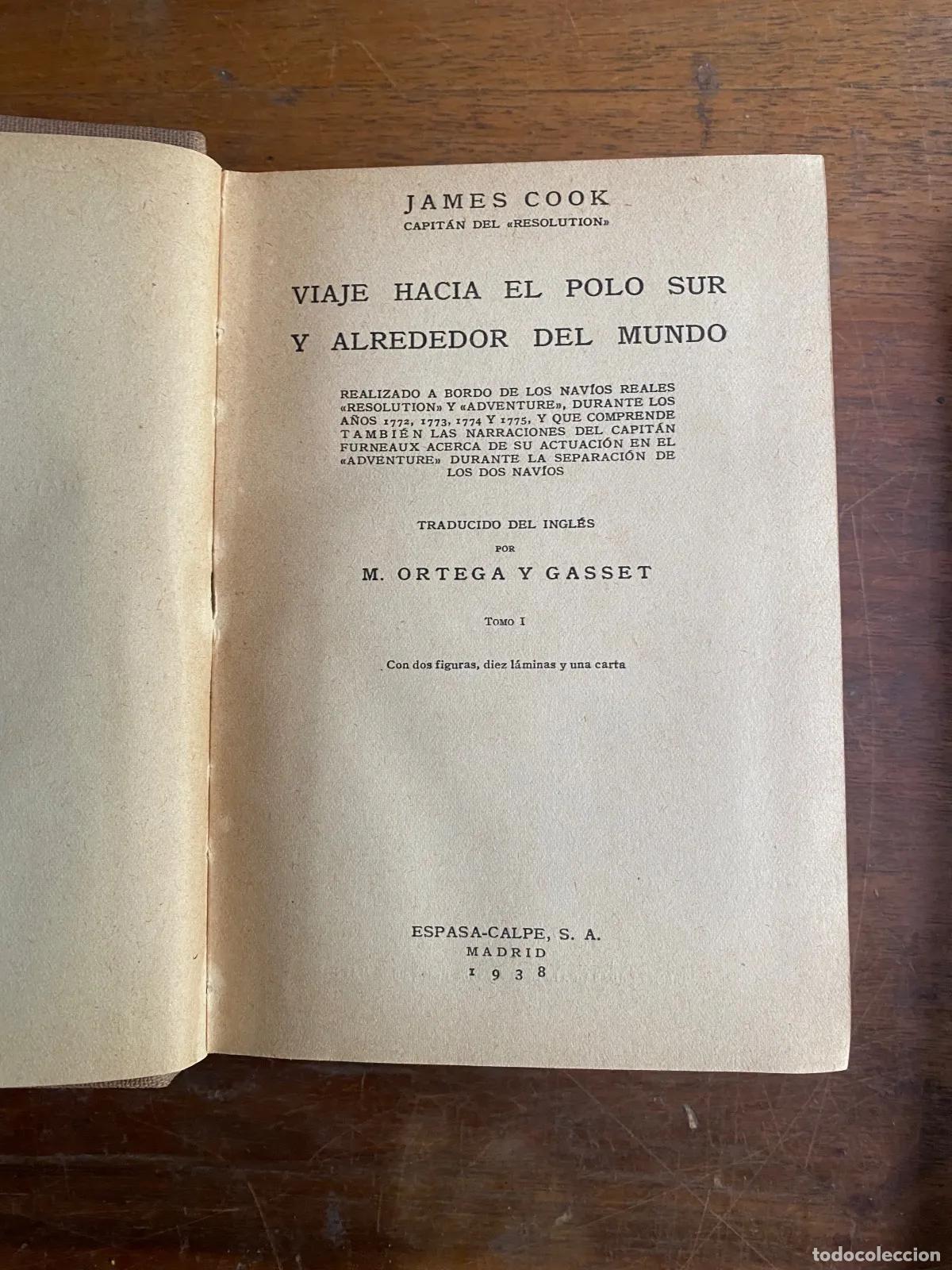 Libros: James Cook - Viaje hacia el Polo Sur y alrededor del mundo