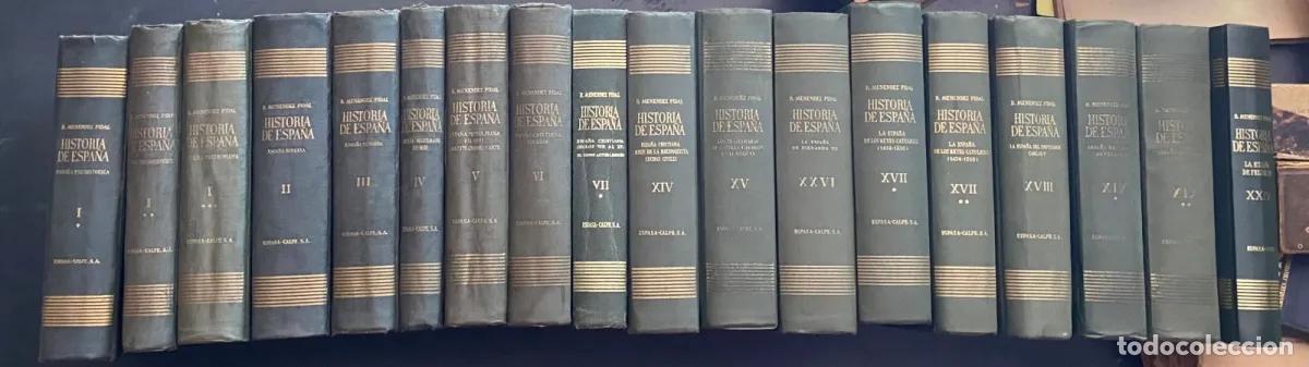 Libros: Ramon Menendez Pidal - Historia de Espa�a 18 tomos - Foto 1