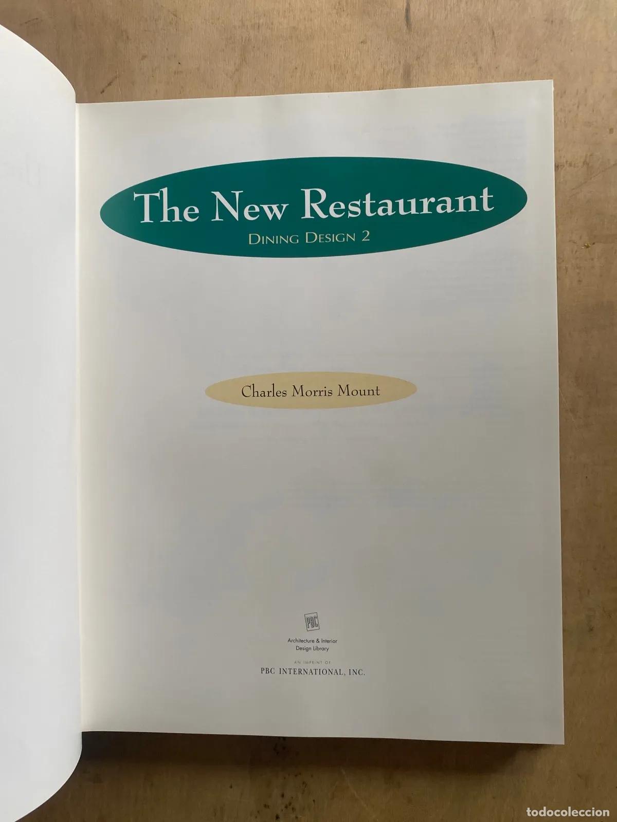 Libros: Charles Morris Mount - The New Restaurant