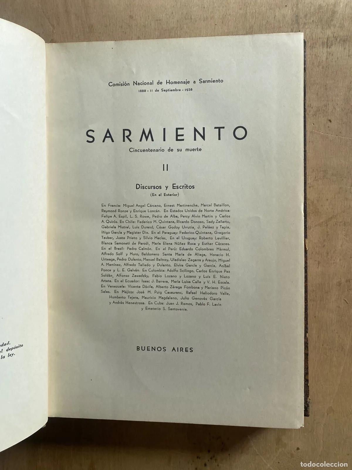 Libros: Varios Autores - Sarmiento