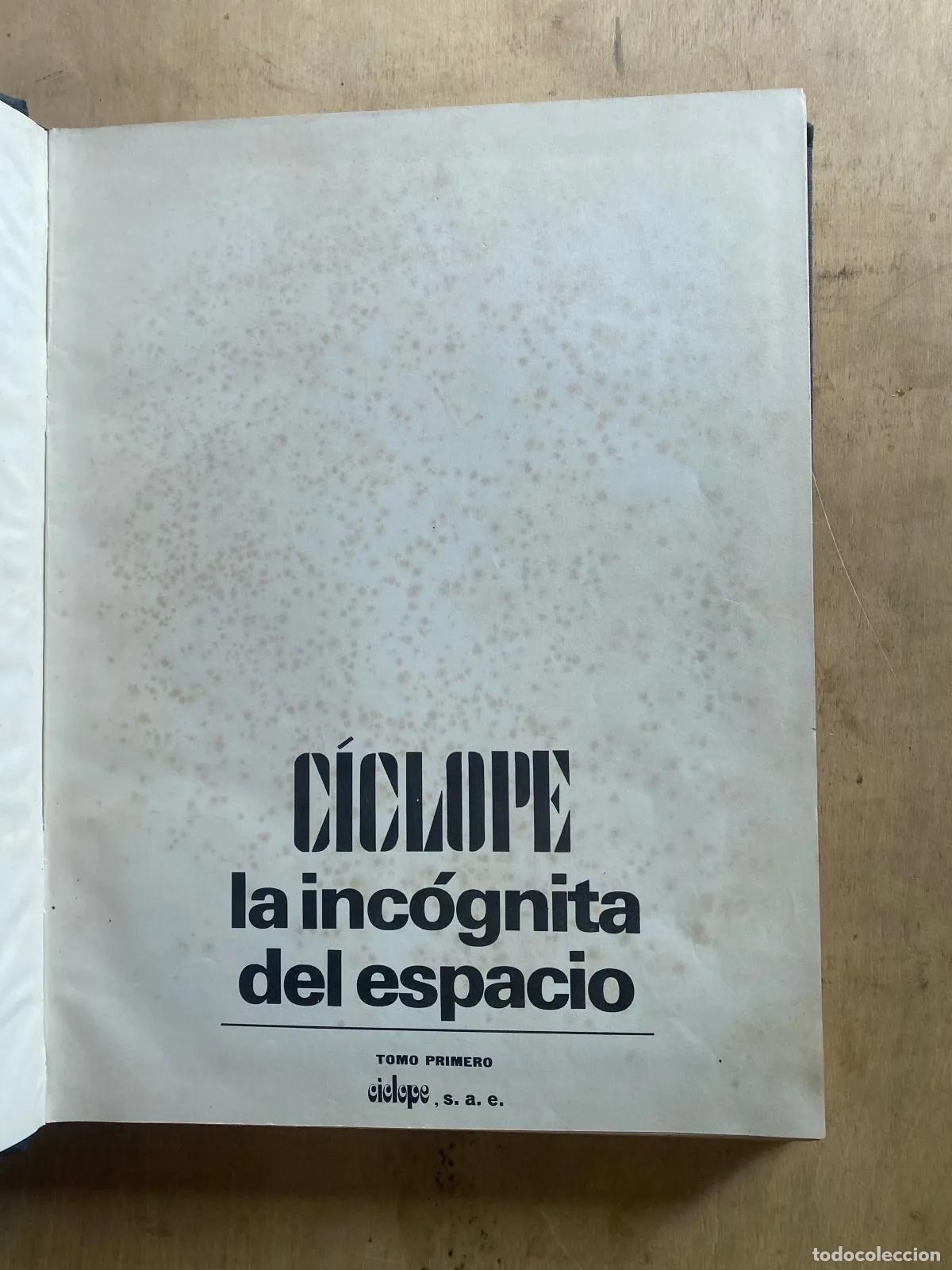 Libros: Ciclope: la incognita del espacio - Foto 1