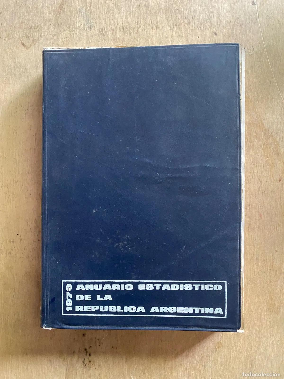 books: Instituto Nacional de Estadistica y Censos - Anuario estadistico de la Republica Argentina