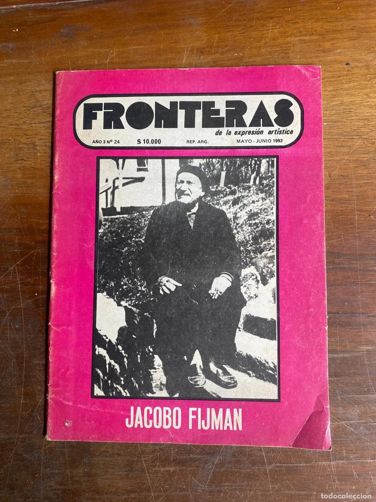 books: Fronteras de la expresion artistica Jacobo Fijman